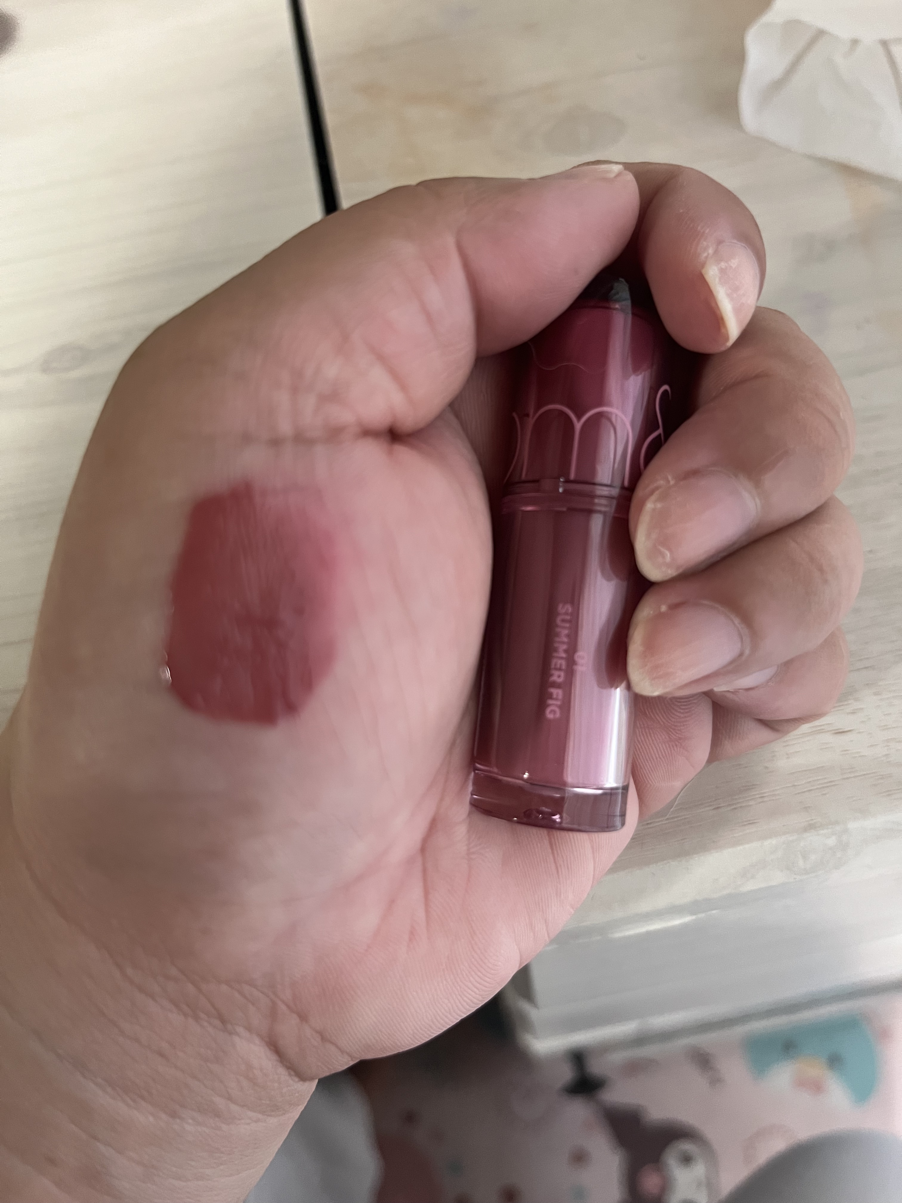 ザ ジューシーラスティングティント/rom&nd/リップティントを使ったクチコミ（3枚目）