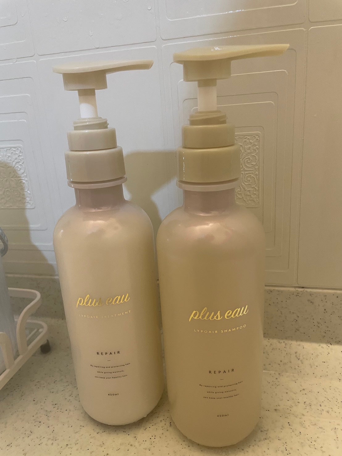 ãªãã¢ã·ã£ã³ããŒ/ãªãã¢ããªãŒãã¡ã³ã/plus eau/åžè²©ã·ã£ã³ããŒã䜿ã£ãã¯ãã³ãïŒ1æç®ïŒ