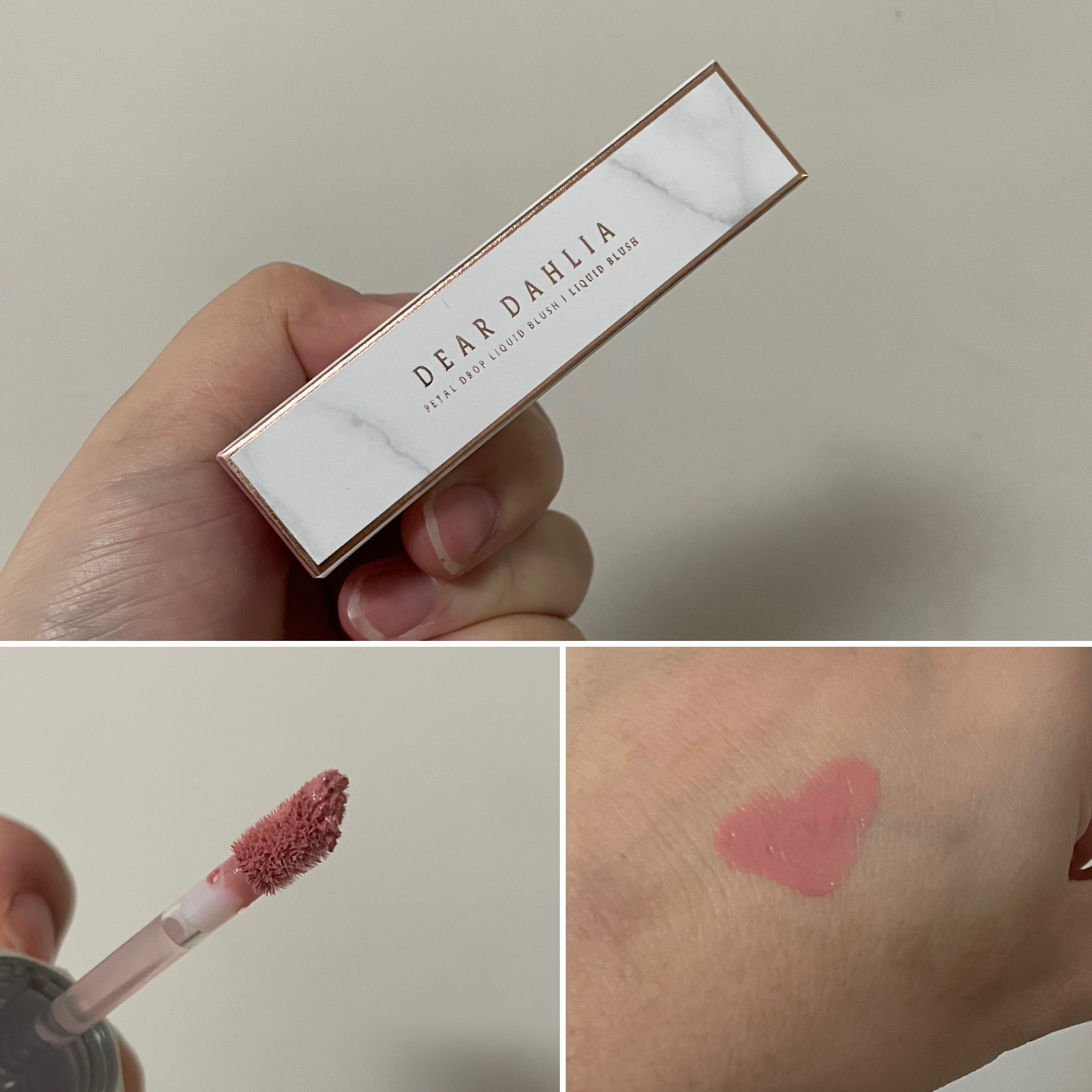 ペタルドロップリキッドブラッシャー/DEAR DAHLIA/リキッドチークを使ったクチコミ（2枚目）