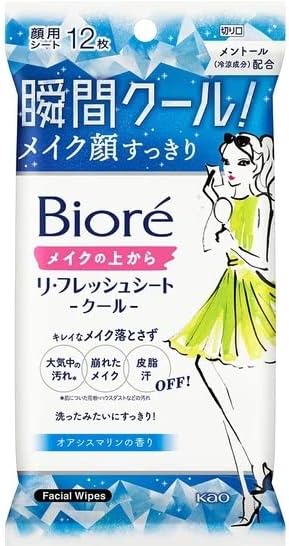 ビオレ ビオレメイクの上からリフレッシュシート クール