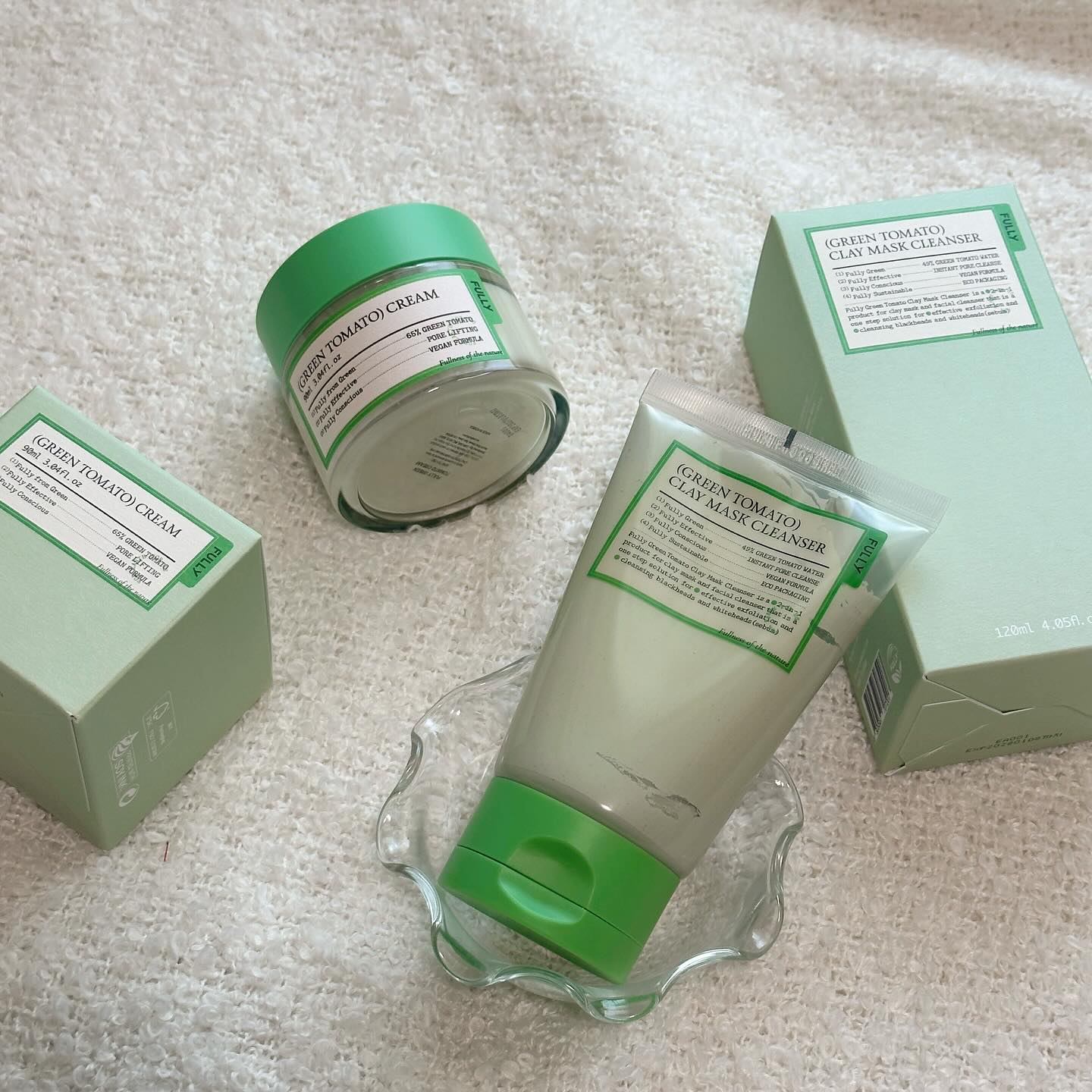 グリーントマトクレイマスククレンザー/FULLY/洗い流すパック・マスクを使ったクチコミ（1枚目）