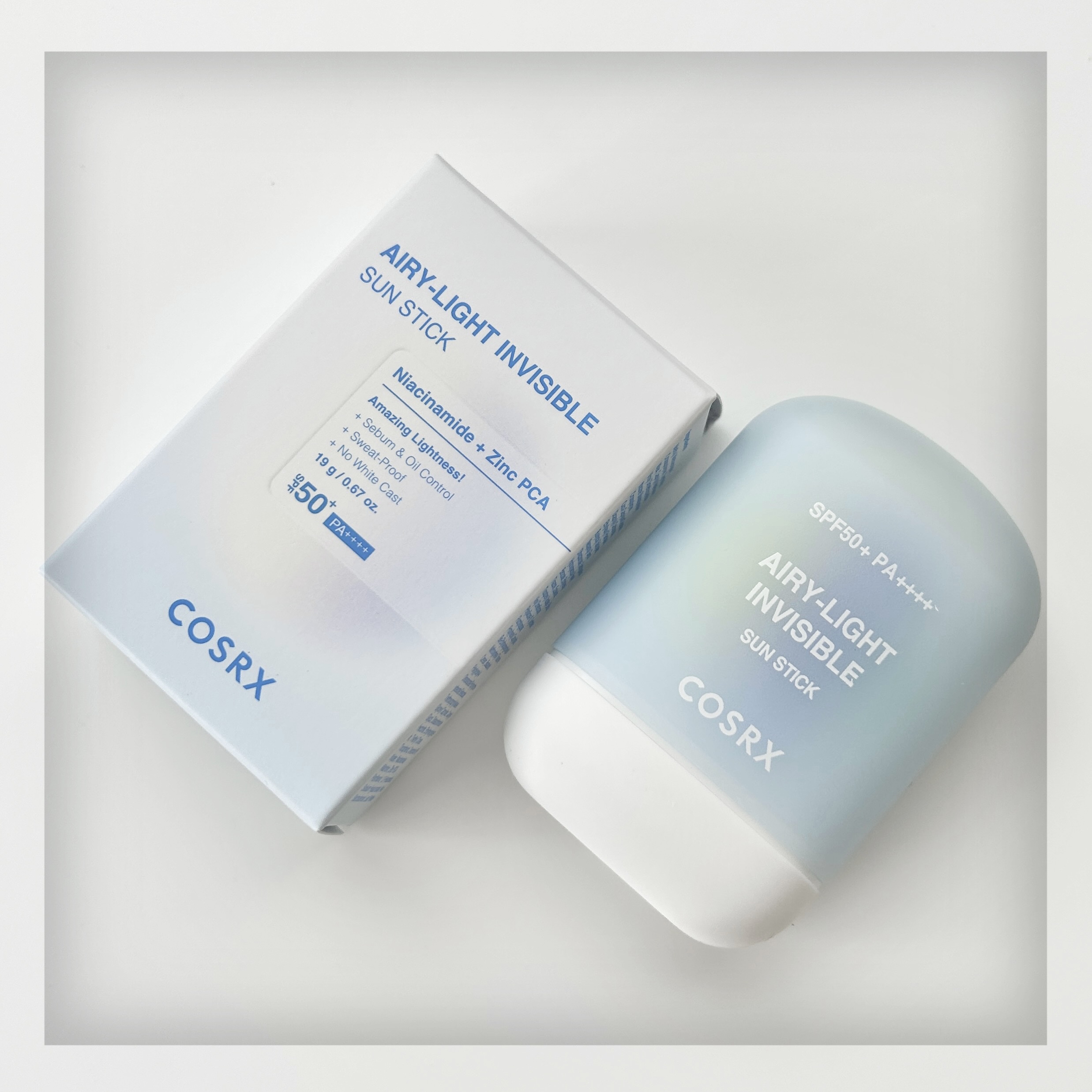 エアリーライト 透明UVスティック/COSRX/日焼け止めスティックを使ったクチコミ（1枚目）