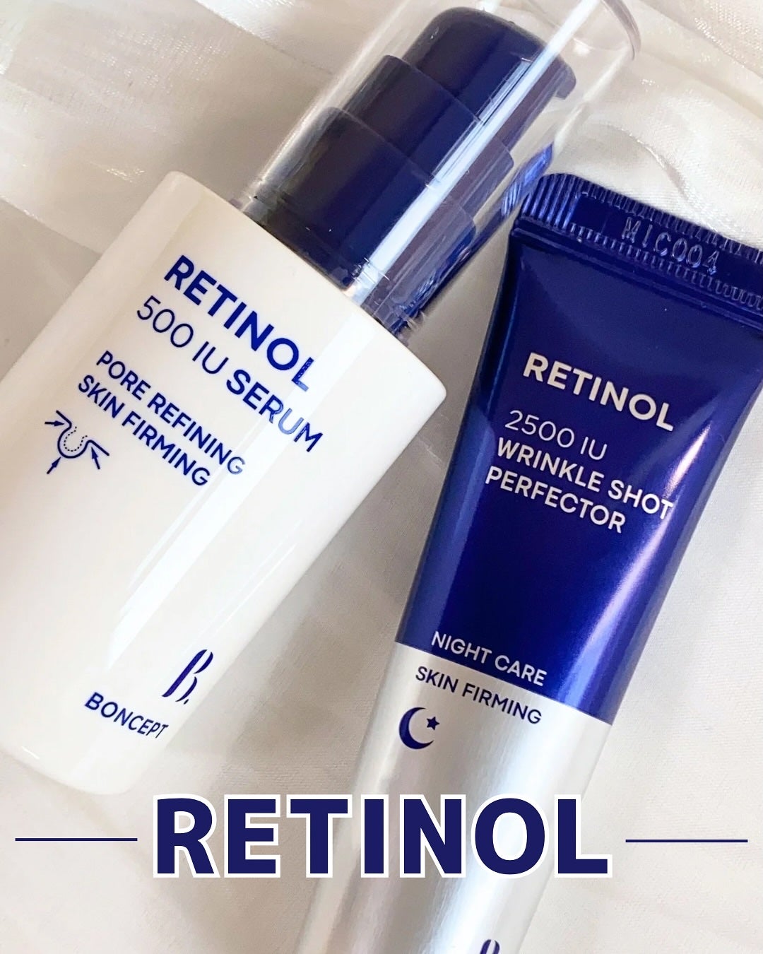 レチノール2500IUリンクルショットパーフェクター/BONCEPT/美容液を使ったクチコミ(1枚目)