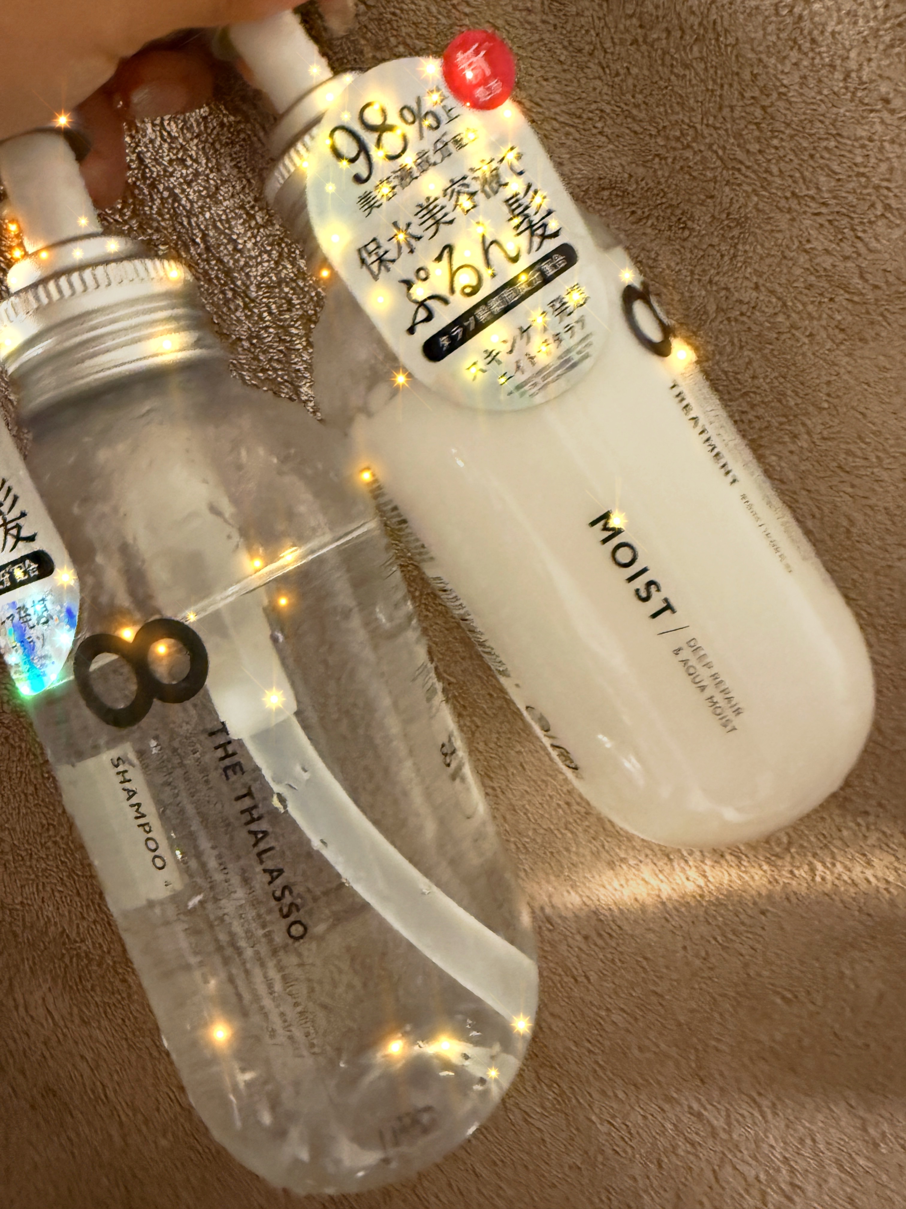 エイトザタラソ クレンジングリペア＆モイスト 美容液シャンプー/ディープリペア＆アクアモイスト 美容液トリートメント/エイトザタラソ/市販シャンプーを使ったクチコミ（1枚目）