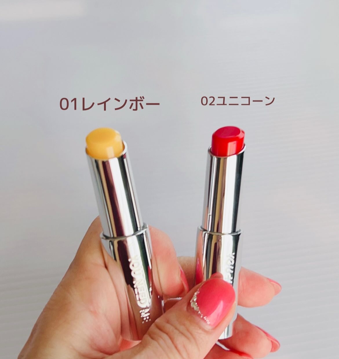 YNM  レインボーハニーリップバーム/YNM/リップバームを使ったクチコミ（3枚目）