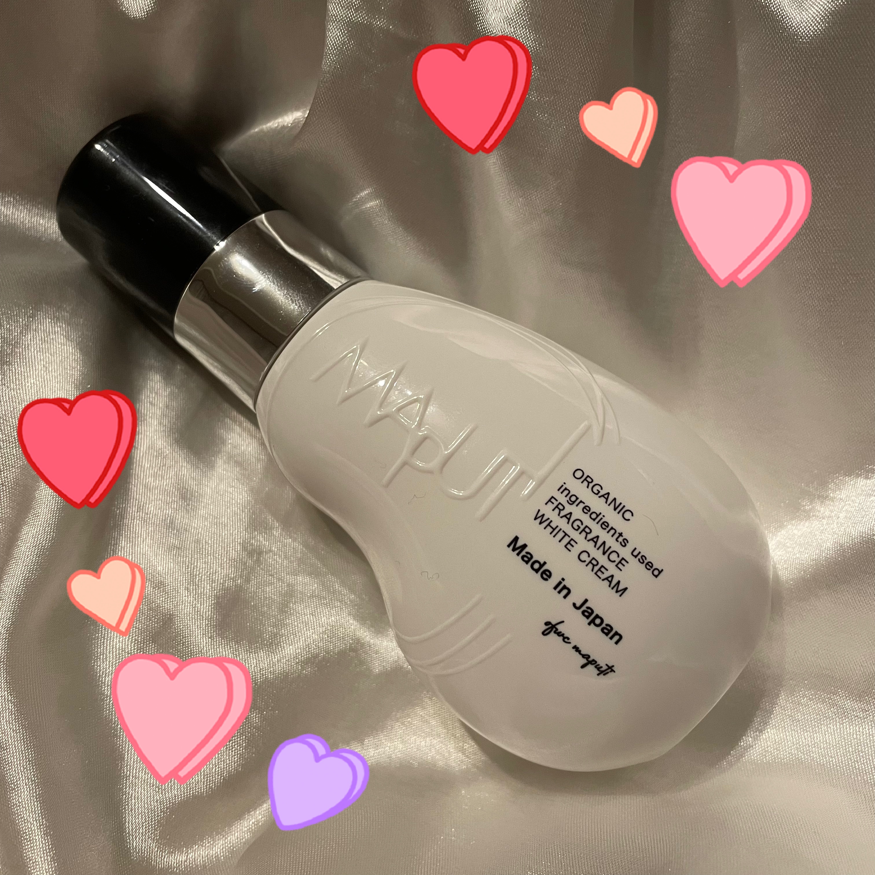 オーガニックフレグランスホワイトクリーム/MAPUTI/デリケートゾーンケアを使ったクチコミ（1枚目）