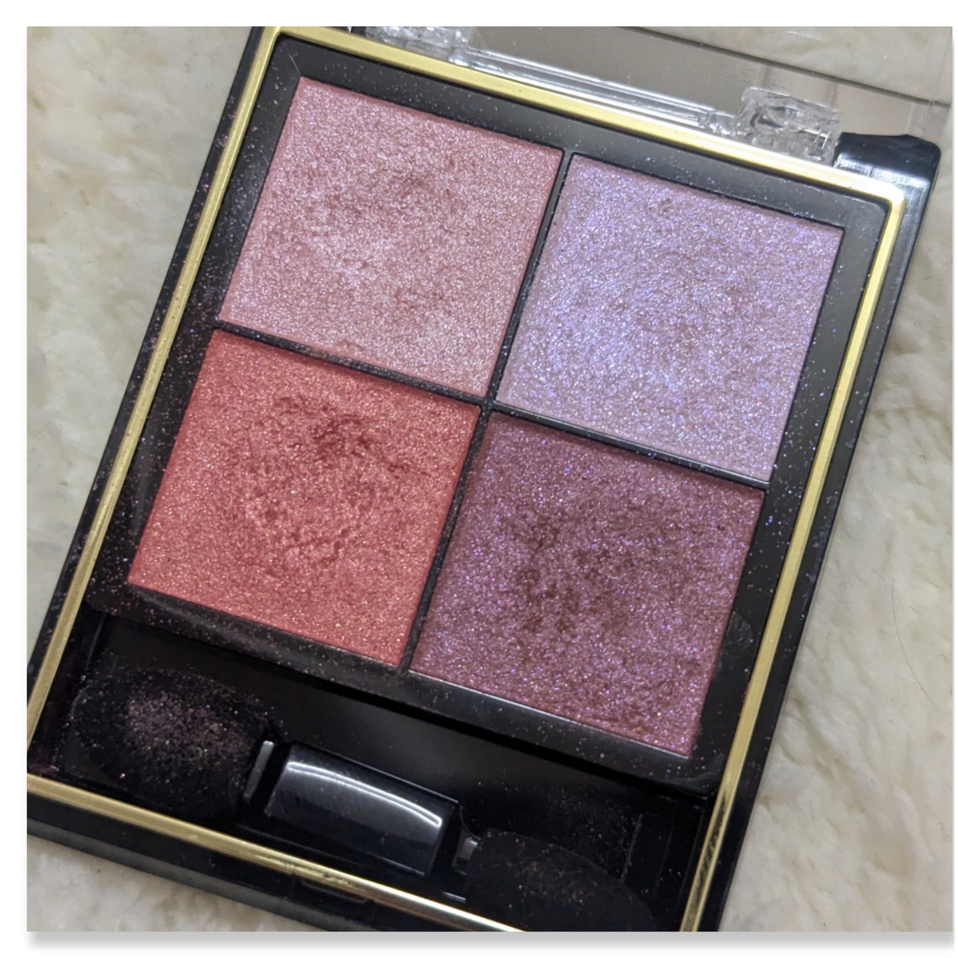 リアルクローズシャドウ/excel/アイシャドウパレットを使ったクチコミ（3枚目）