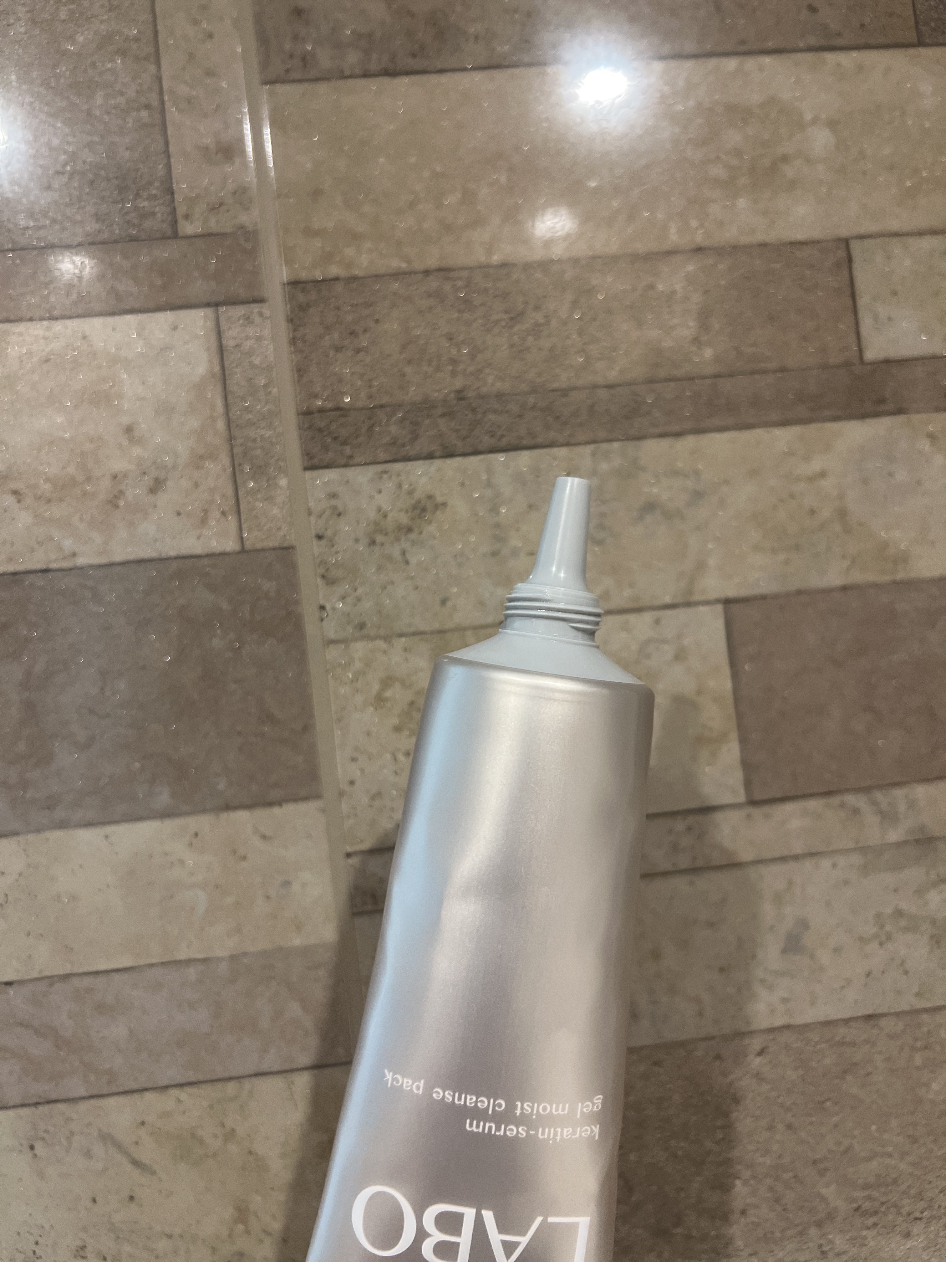 リポ ラボ  ケラチンセラム ジェルモイスト クレンズパック＊/LIPO　LABO/洗い流すヘアトリートメントを使ったクチコミ（2枚目）