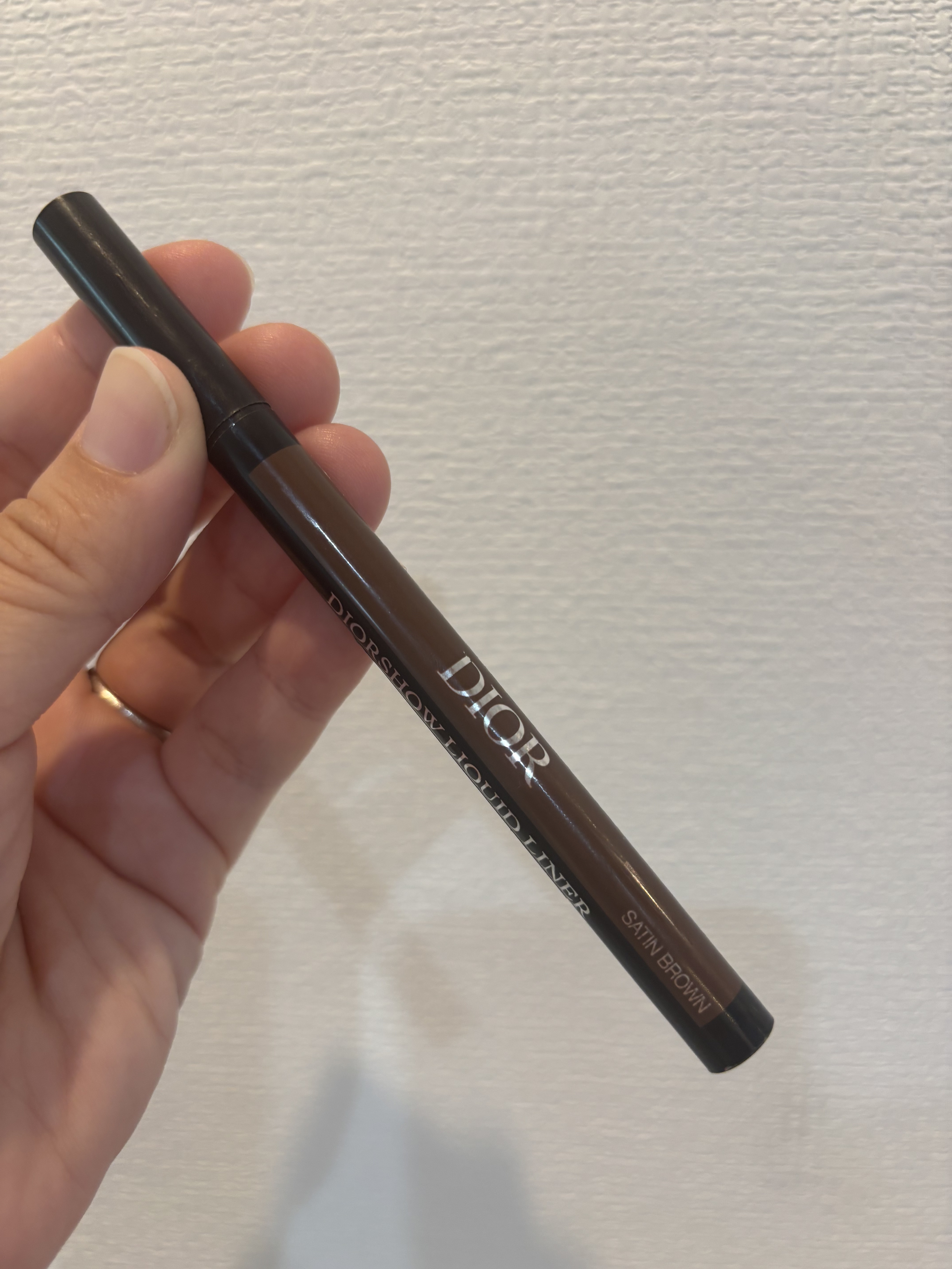 ディオールショウ リキッド ライナー ウォータープルーフ 781 サテン ブラウン/Dior/リキッドアイライナーを使ったクチコミ（1枚目）