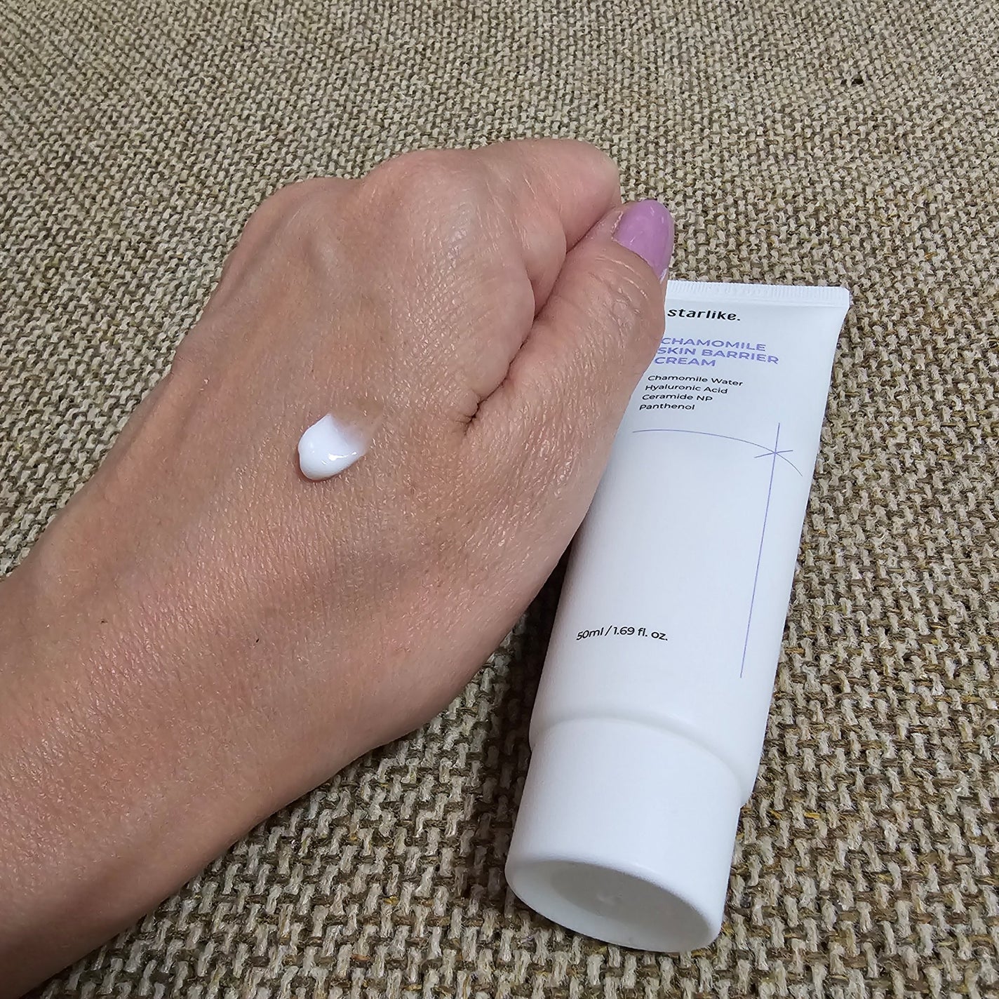 カモミールスキンバリアクリーム/STARLIKE/フェイスクリームを使ったクチコミ(2枚目)
