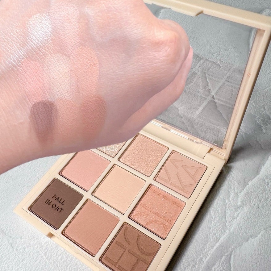 マイフェイブムードアイパレット 9カラー/HOLIKA HOLIKA/アイシャドウパレットを使ったクチコミ(7枚目)