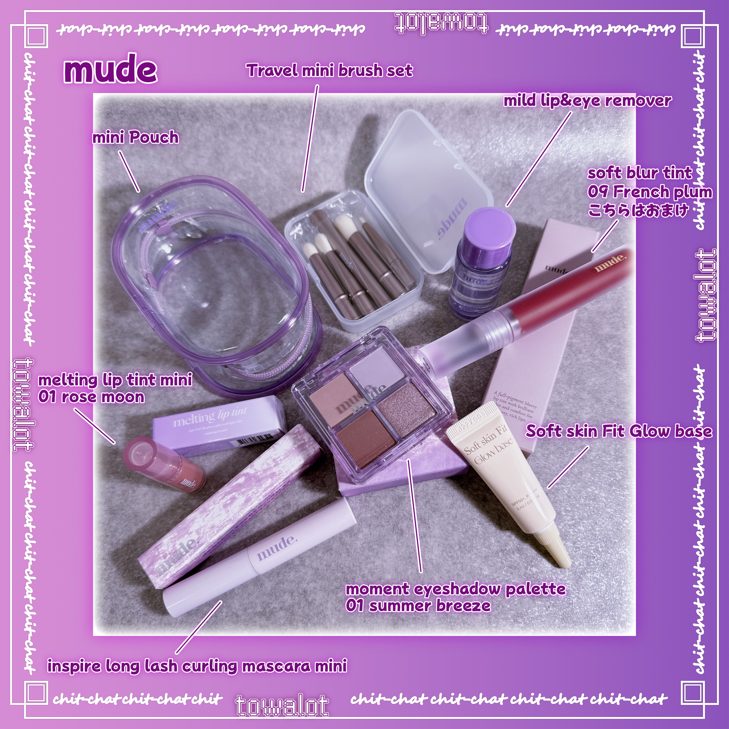 ミュード トラベルキット/mude./メイクアップキットを使ったクチコミ（2枚目）