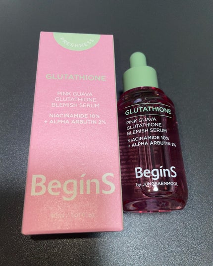 Pink Guava Glutathione Blemish Serum/BeginS by JUNGSAEMMOOL/美容液を使ったクチコミ(2枚目)