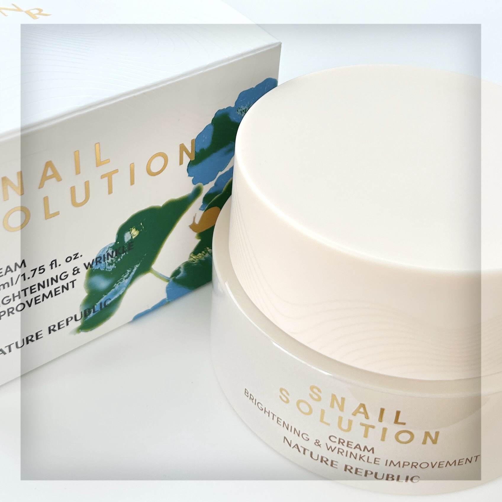 スネイルソリューションクリーム/ネイチャーリパブリック/フェイスクリームを使ったクチコミ（1枚目）