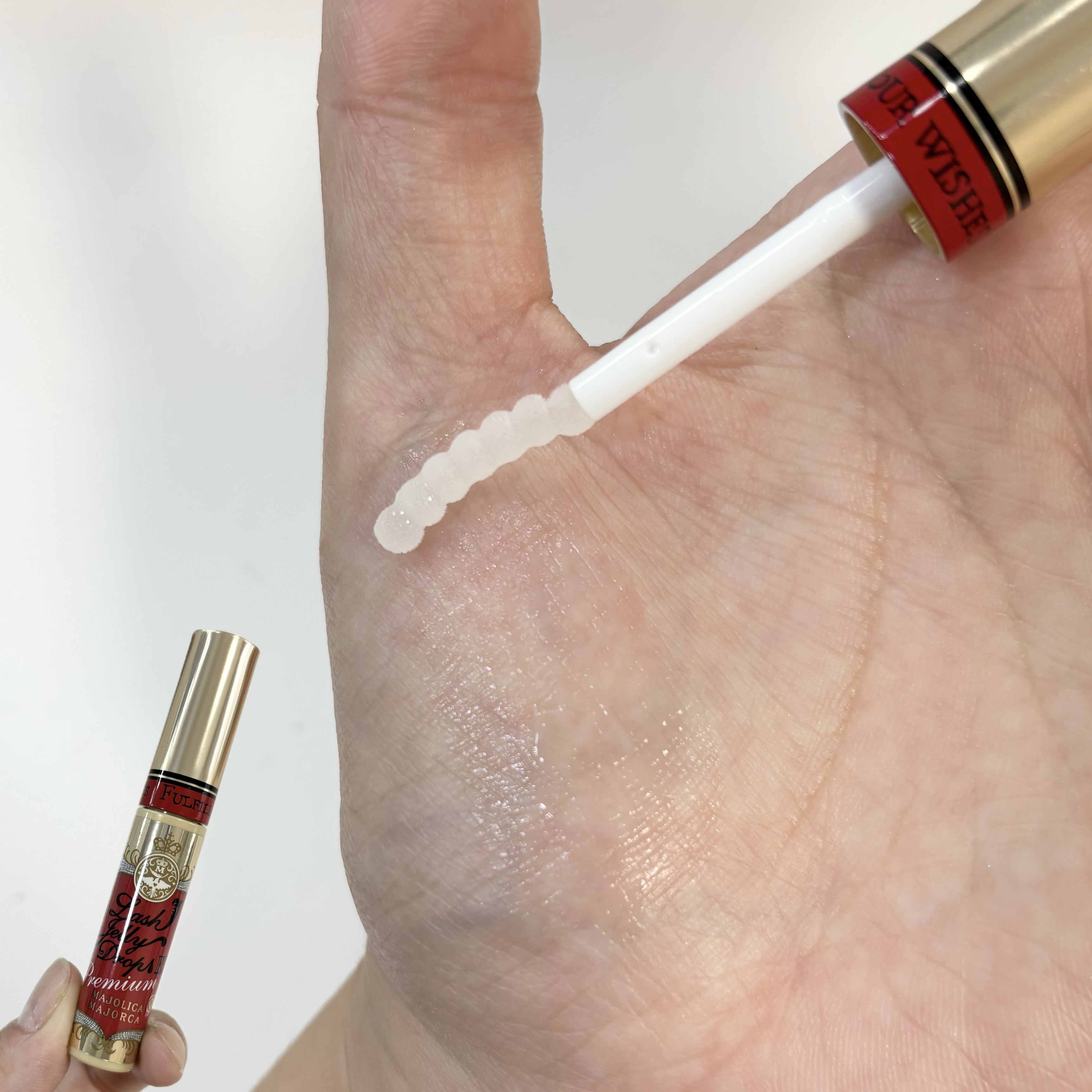 ラッシュジェリードロップ EX プレミアム/MAJOLICA MAJORCA/まつげ美容液を使ったクチコミ（1枚目）