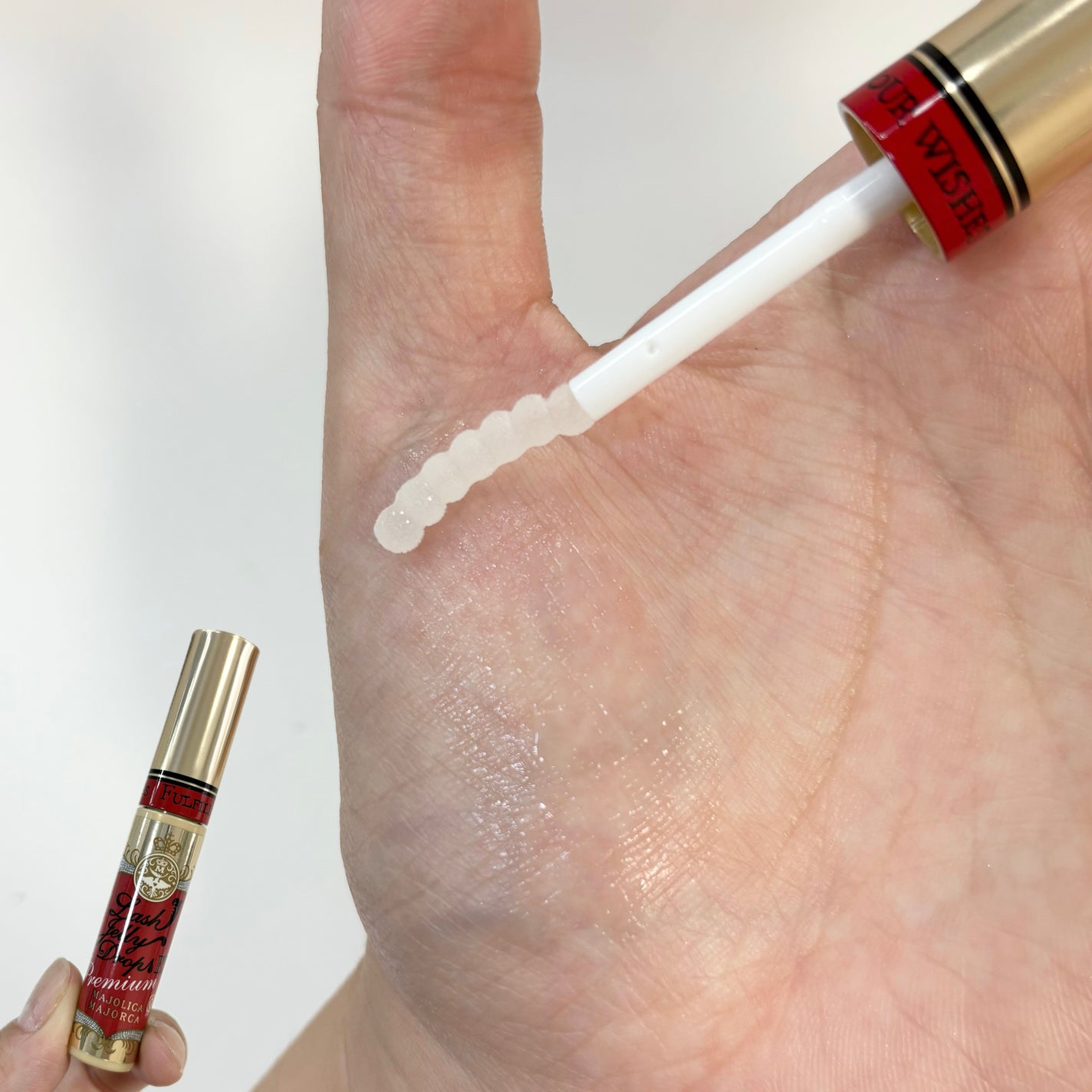 ラッシュジェリードロップ EX プレミアム/MAJOLICA MAJORCA/まつげ美容液を使ったクチコミ(1枚目)