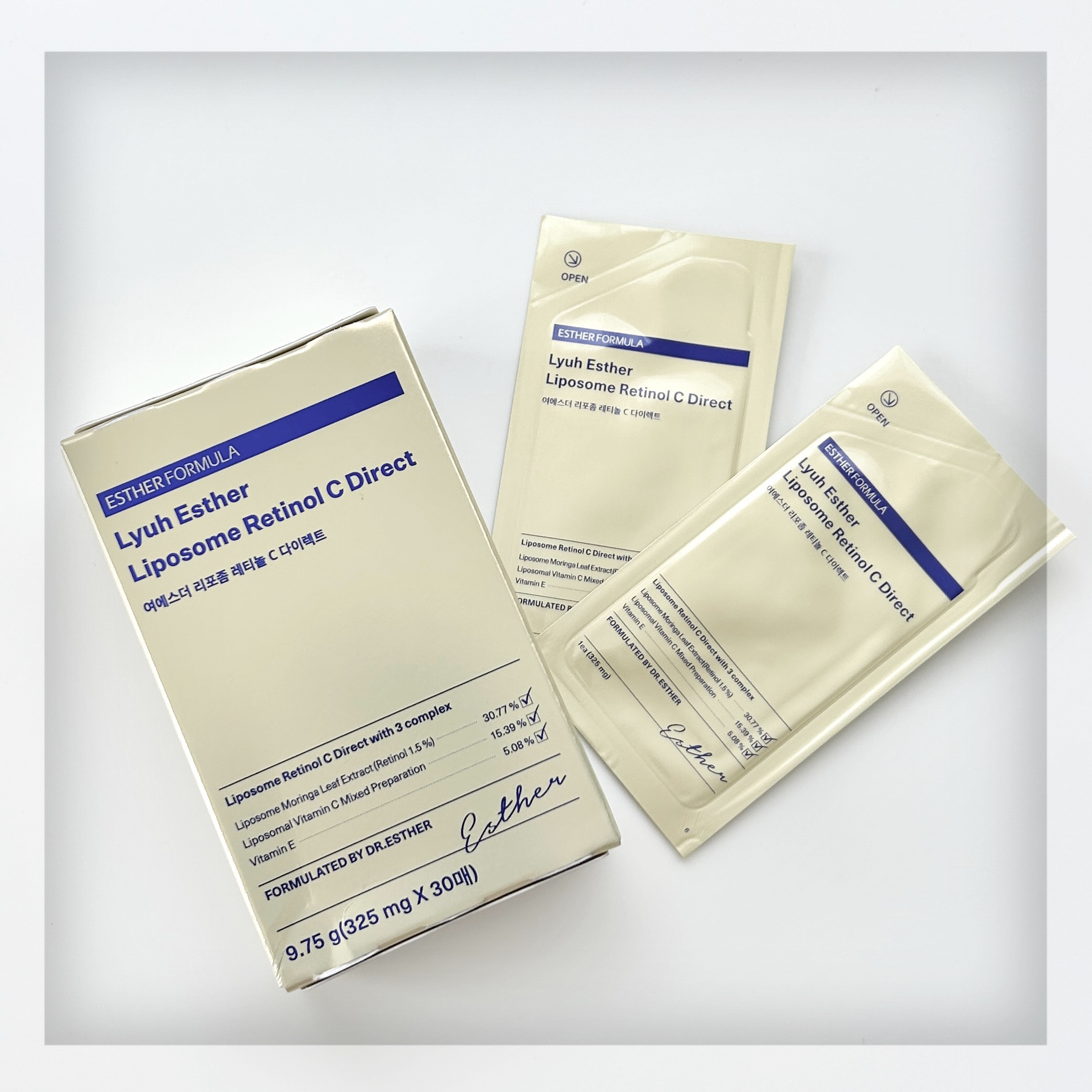ヨエスターリポソームレチノールCダイレクトフィルム/ESTHER FORMULA/美容サプリメントを使ったクチコミ（1枚目）