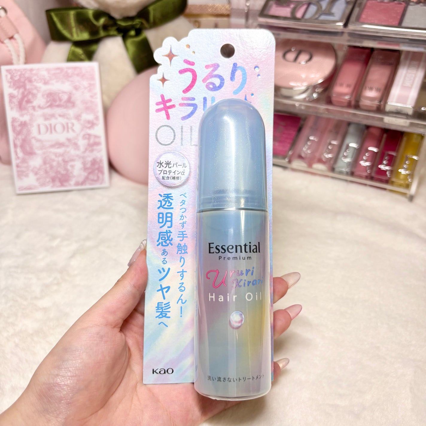 エッセンシャル プレミアム うるりキラリオイル/エッセンシャル/ヘアオイルを使ったクチコミ(3枚目)