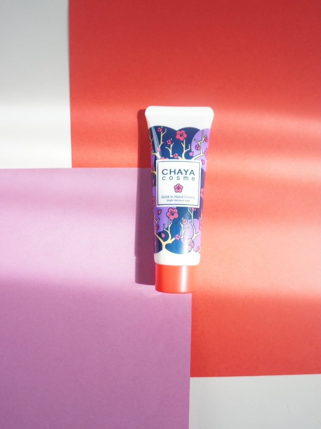 CHAYA cosme ゴールドインハンドクリーム紅い梅の香り/CHAYA cosme/ハンドクリームを使ったクチコミ(1枚目)