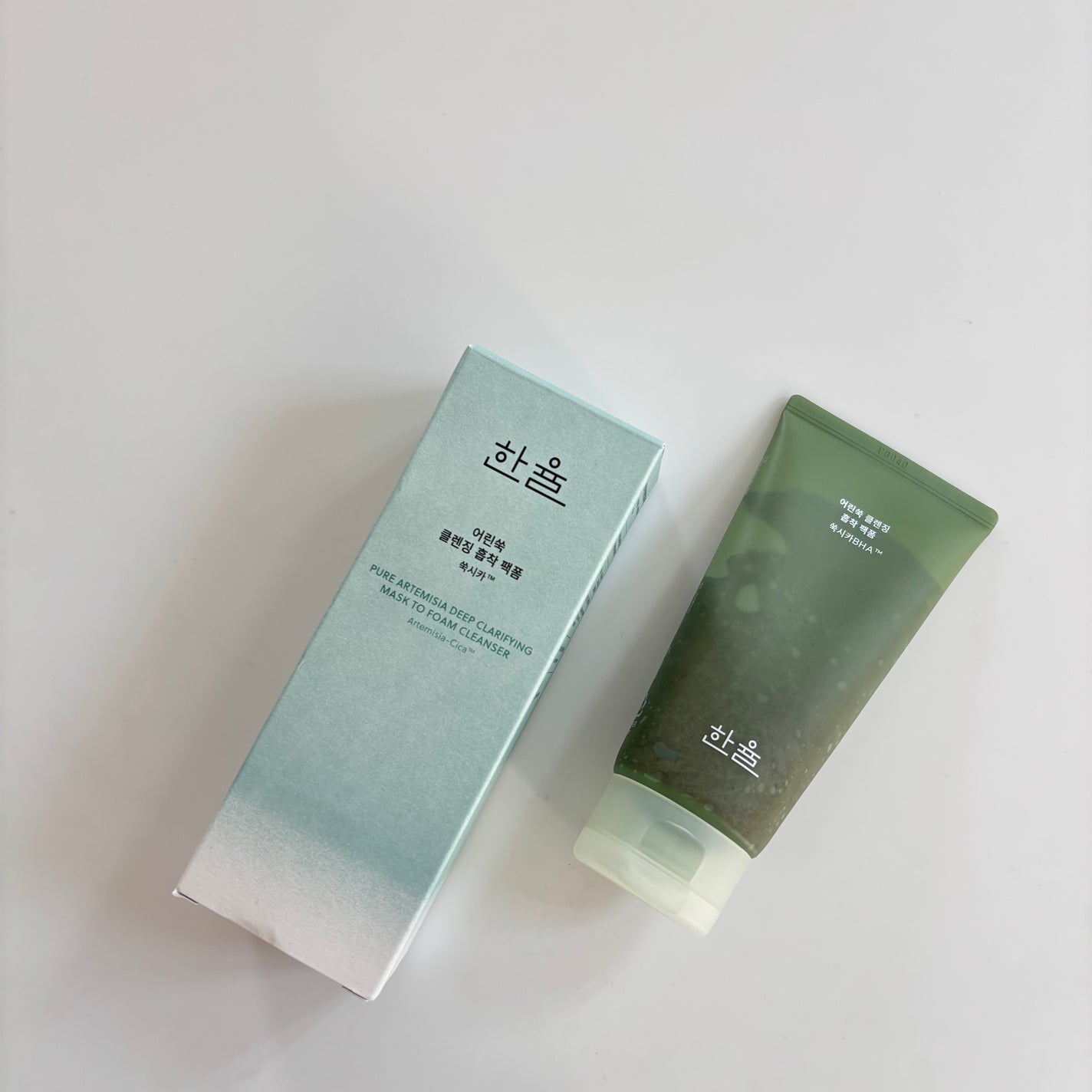 ピュア アルテミシア ディープ クラリファイングマスク トゥ フォーム クレンザー/HANYUL(ハンユル)/クレンジングを使ったクチコミ(9枚目)