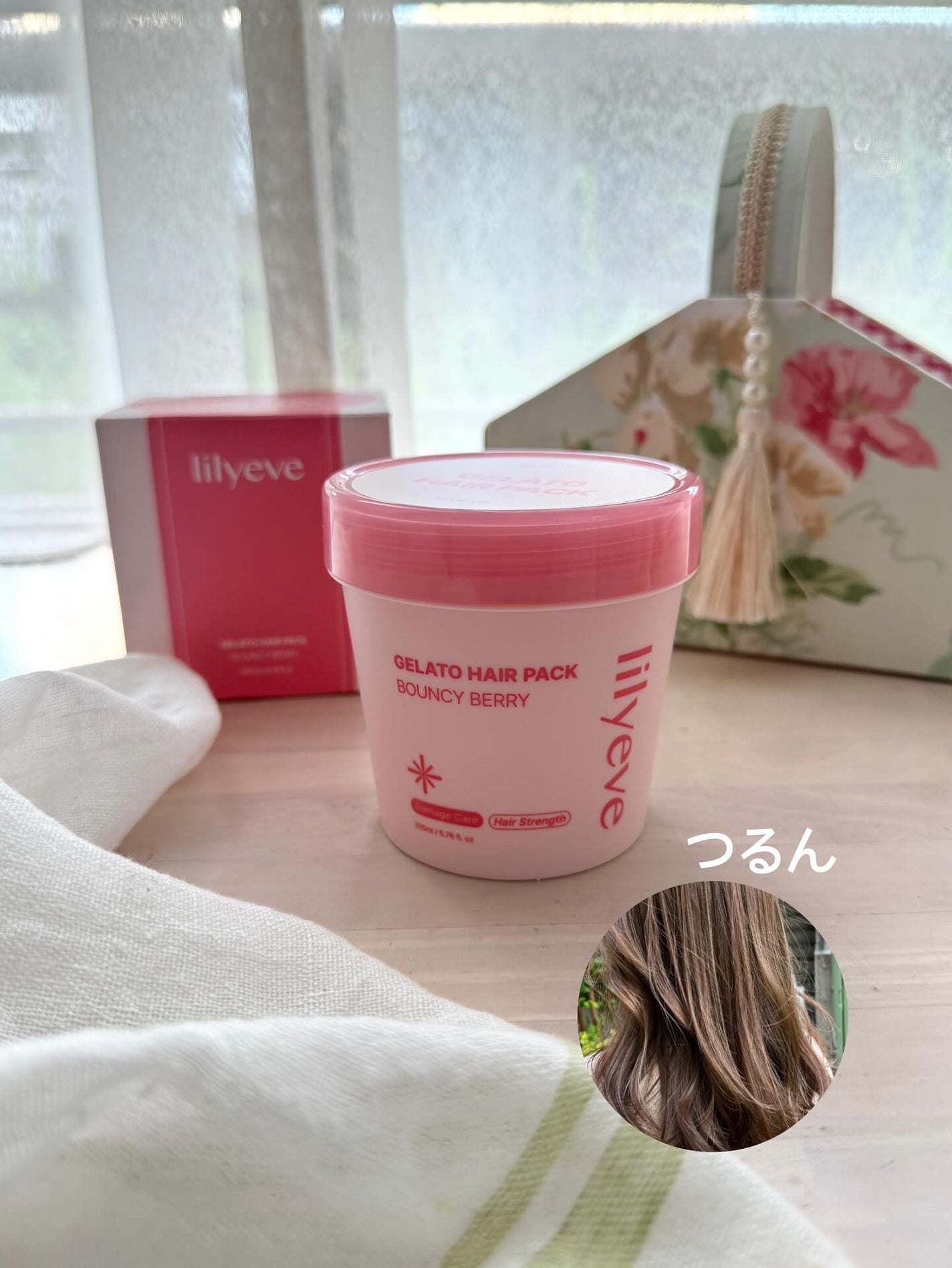 ジェラートヘアパック バウンシーベリー/リリーイブ/ヘアマスク・ヘアパックを使ったクチコミ(1枚目)