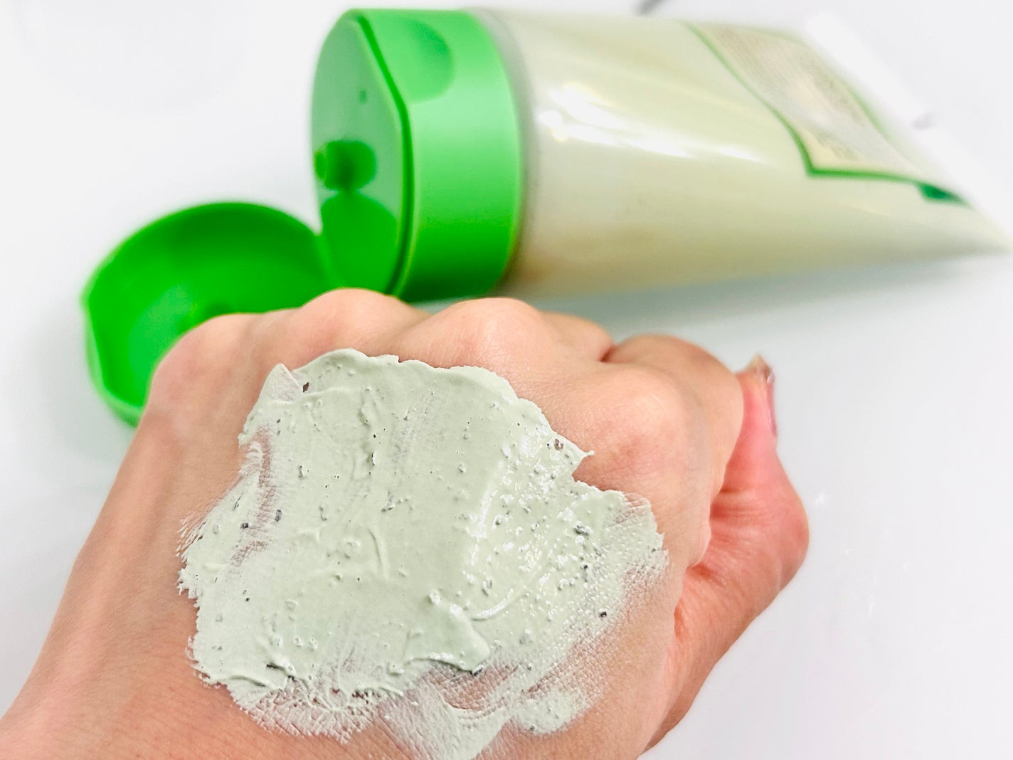 グリーントマトクレイマスククレンザー/FULLY/洗い流すパック・マスクを使ったクチコミ(3枚目)