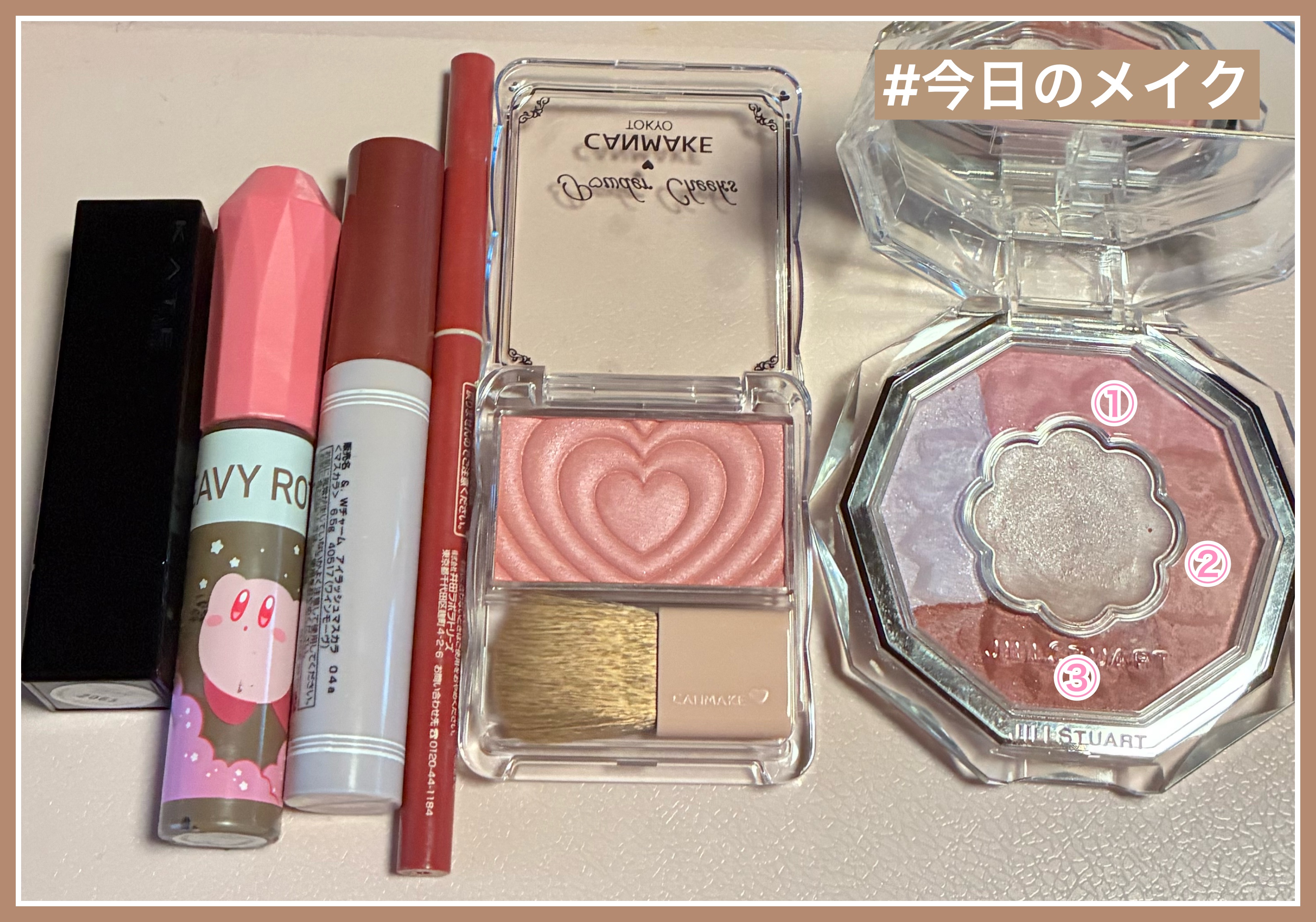 ヘビーローテーション カラーリングアイブロウEX/ヘビーローテーション/眉マスカラを使ったクチコミ（1枚目）