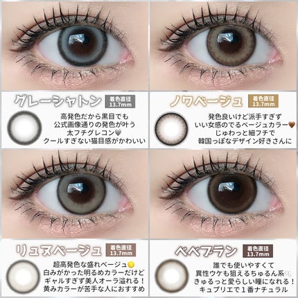 Quprié 1month/Quprié by R/1ヶ月(1MONTH)カラコンを使ったクチコミ(6枚目)