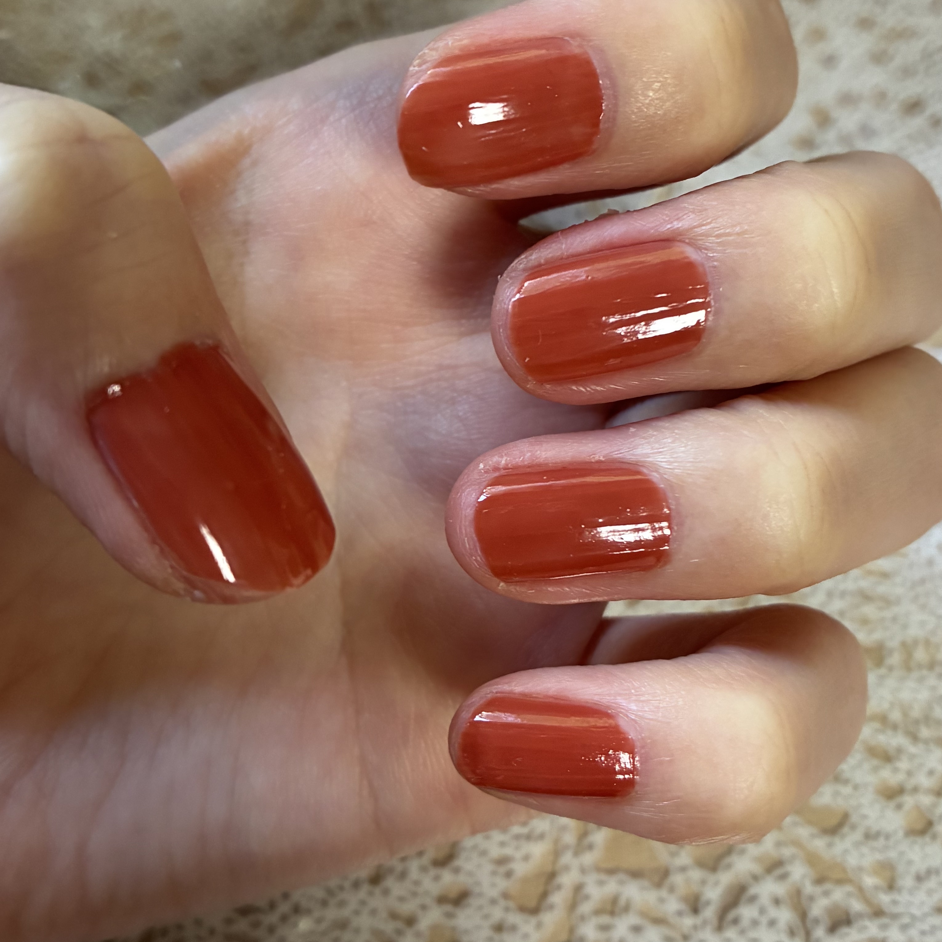 グロッシーコート/スキューズミー/オールインワンネイルを使ったクチコミ（2枚目）