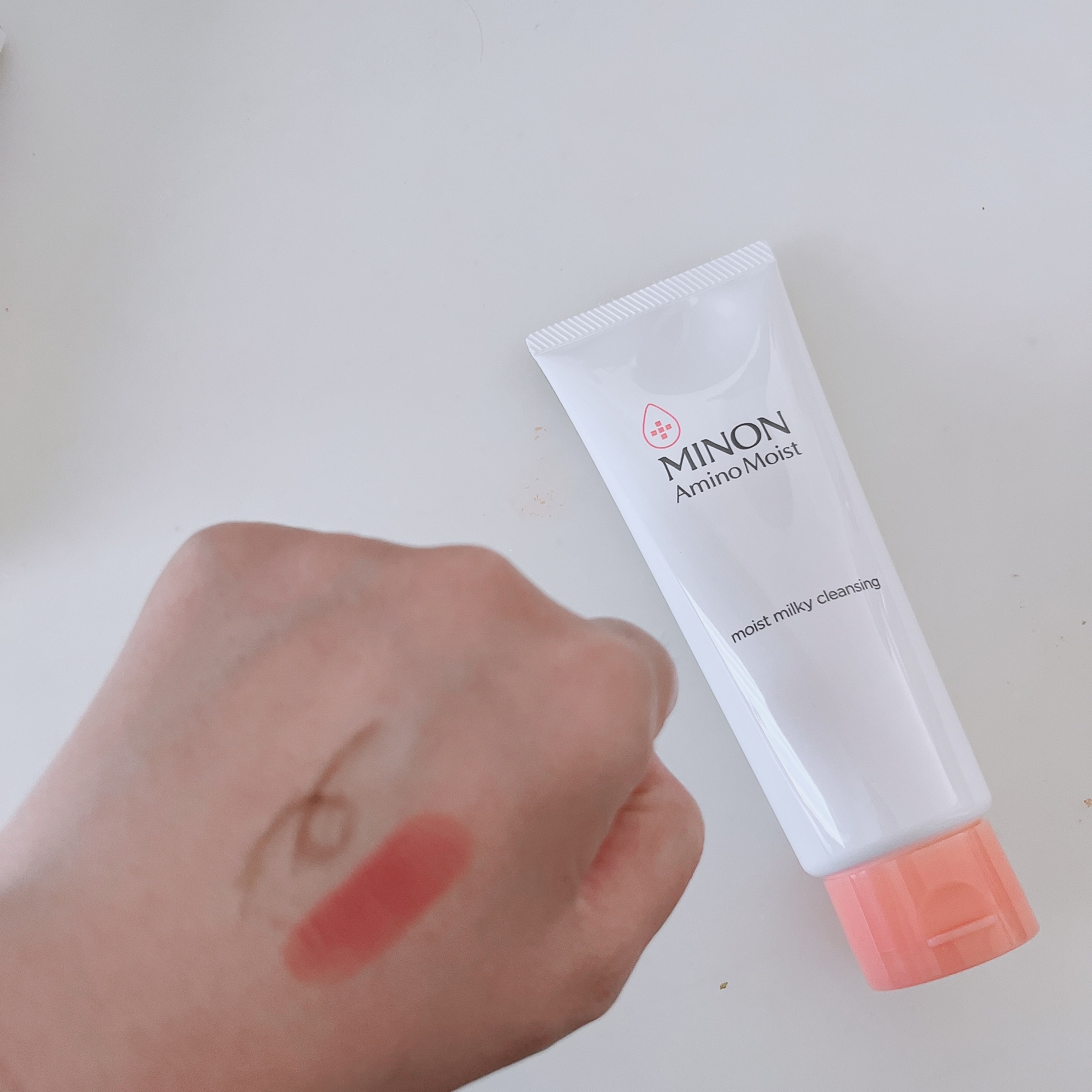 ミノン アミノモイスト モイストミルキィ クレンジング/ミノン/ミルククレンジングを使ったクチコミ（3枚目）