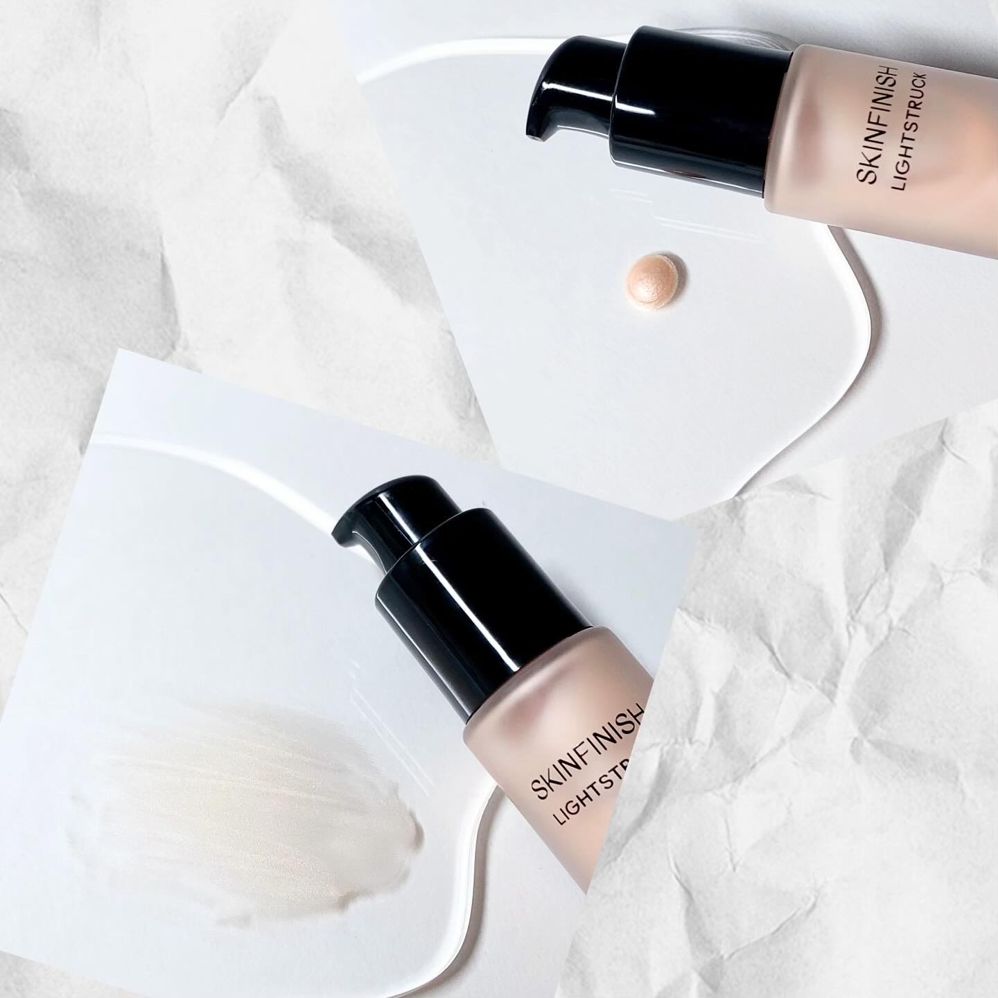 スキンフィニッシュ ライトストラック リキッド ハイライター/M・A・C/リキッドハイライトを使ったクチコミ（2枚目）