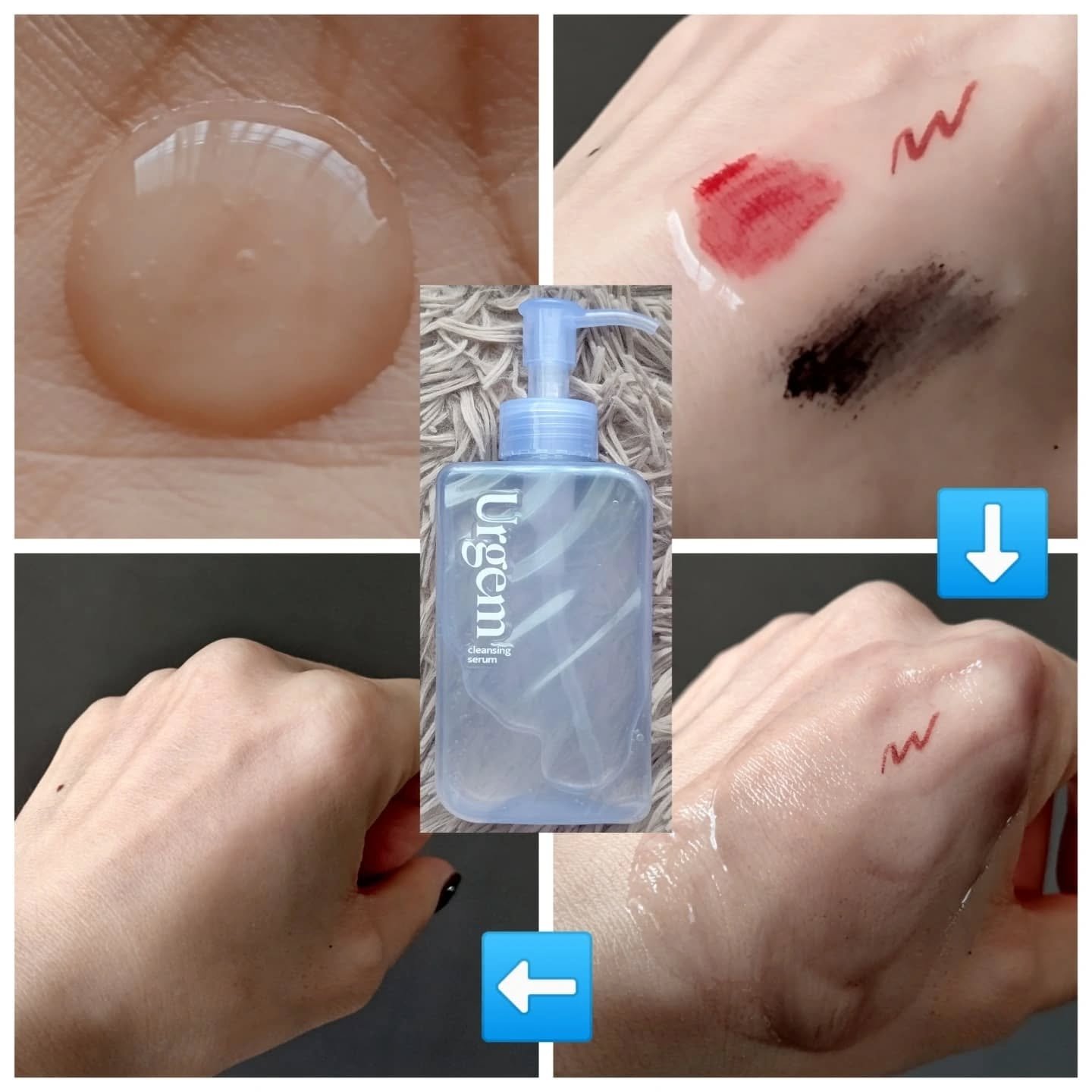 ウルジェム　蜜水感クレンジングセラム/Urgem/クレンジングジェルを使ったクチコミ（2枚目）