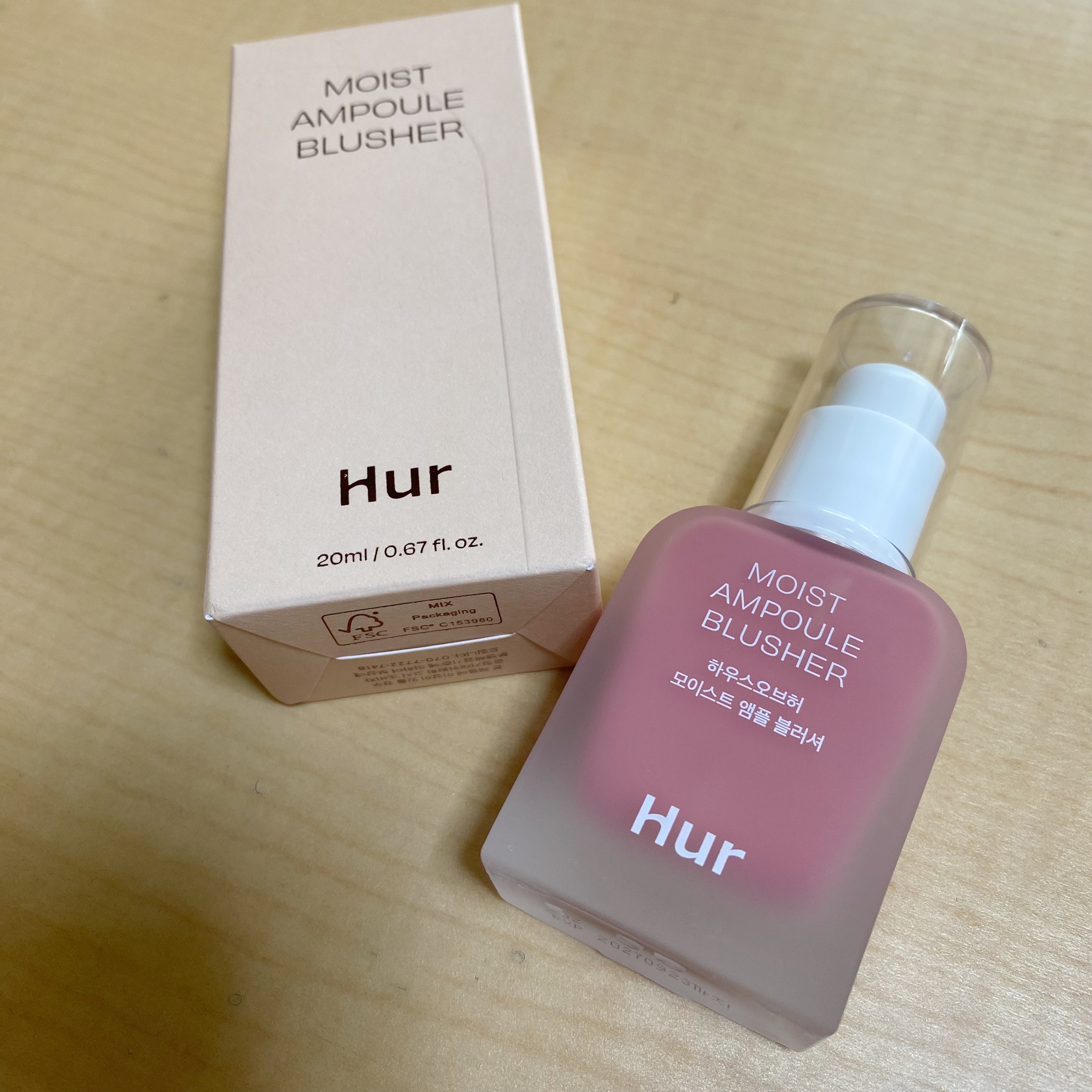 モイストアンプルブラッシャー/house of HUR/リキッドチークを使ったクチコミ（1枚目）