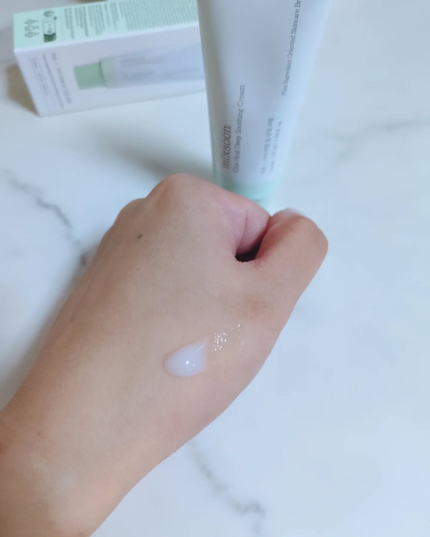 みぃ on LIPS 「mixsoonシカヒアルディープスージングクリーム【敏感肌にフ..」(4枚目)