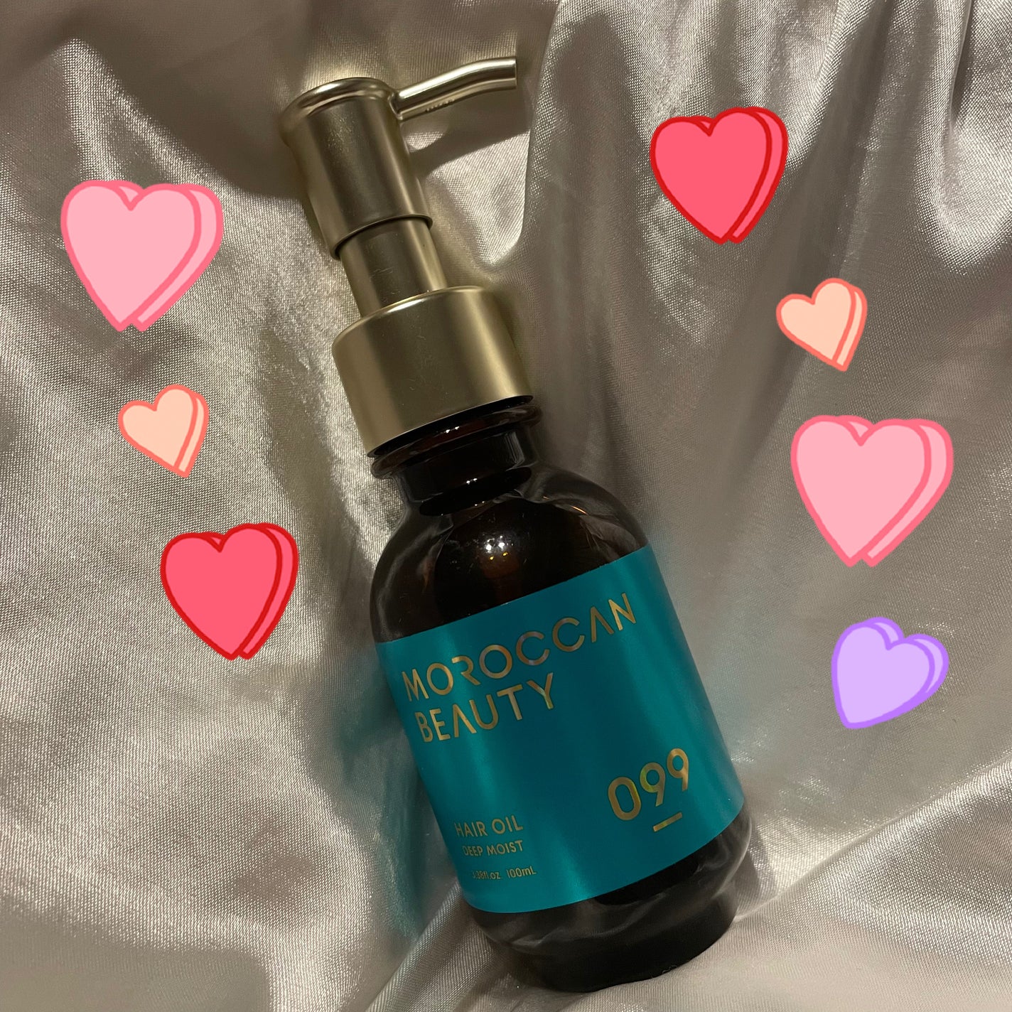 ディープモイスト ヘアオイル/モロッカンビューティ/ヘアオイルを使ったクチコミ(1枚目)