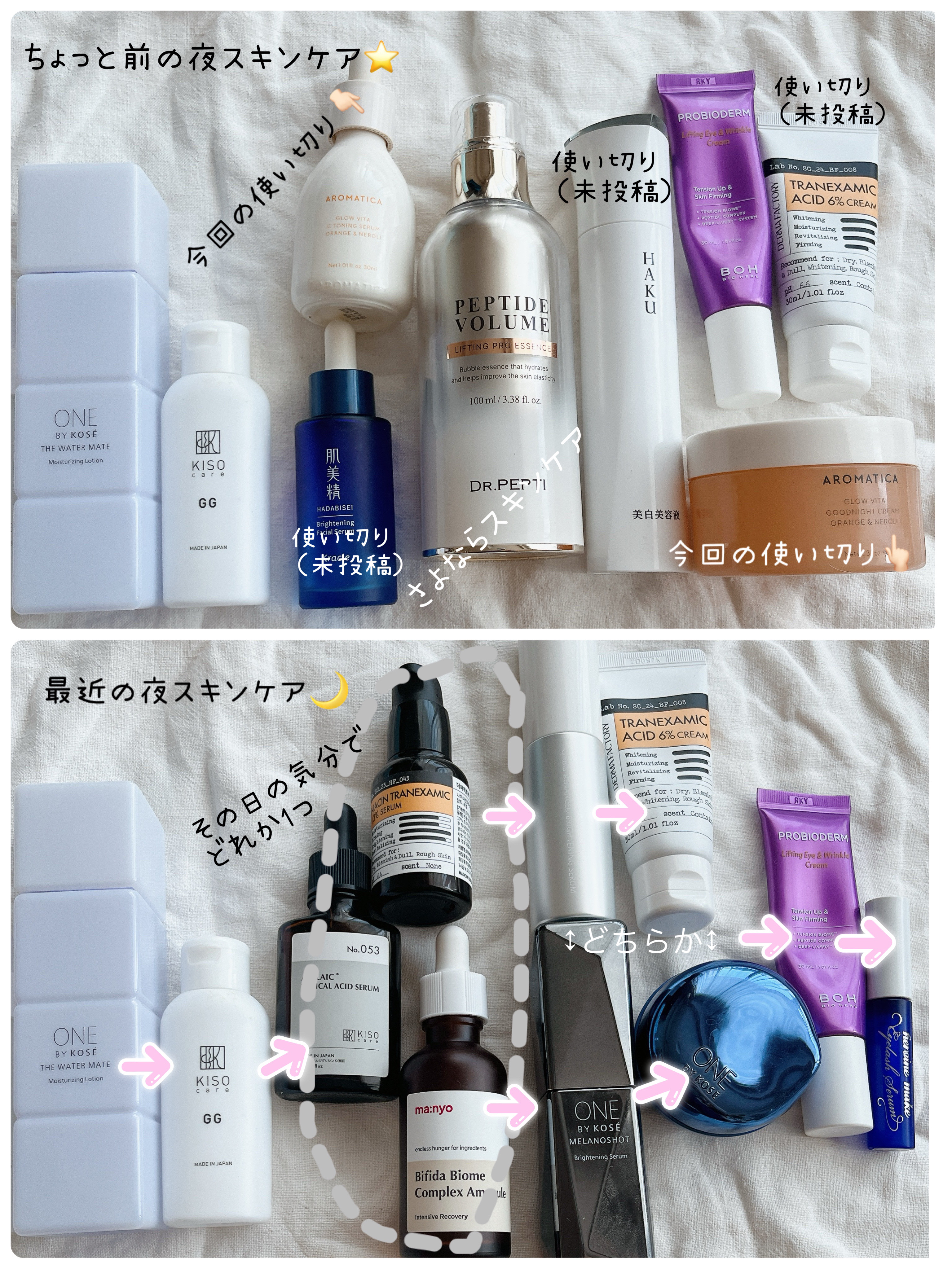 グロービタグットナイトクリーム/AROMATICA/フェイスクリームを使ったクチコミ（2枚目）