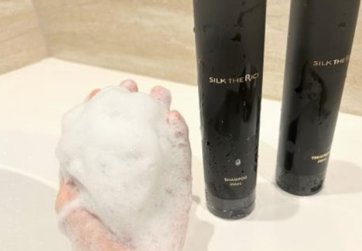 SILK THE RICH スカルプ&リペア シャンプー・トリートメント/SILK THE RICH/市販シャンプーを使ったクチコミ（1枚目）