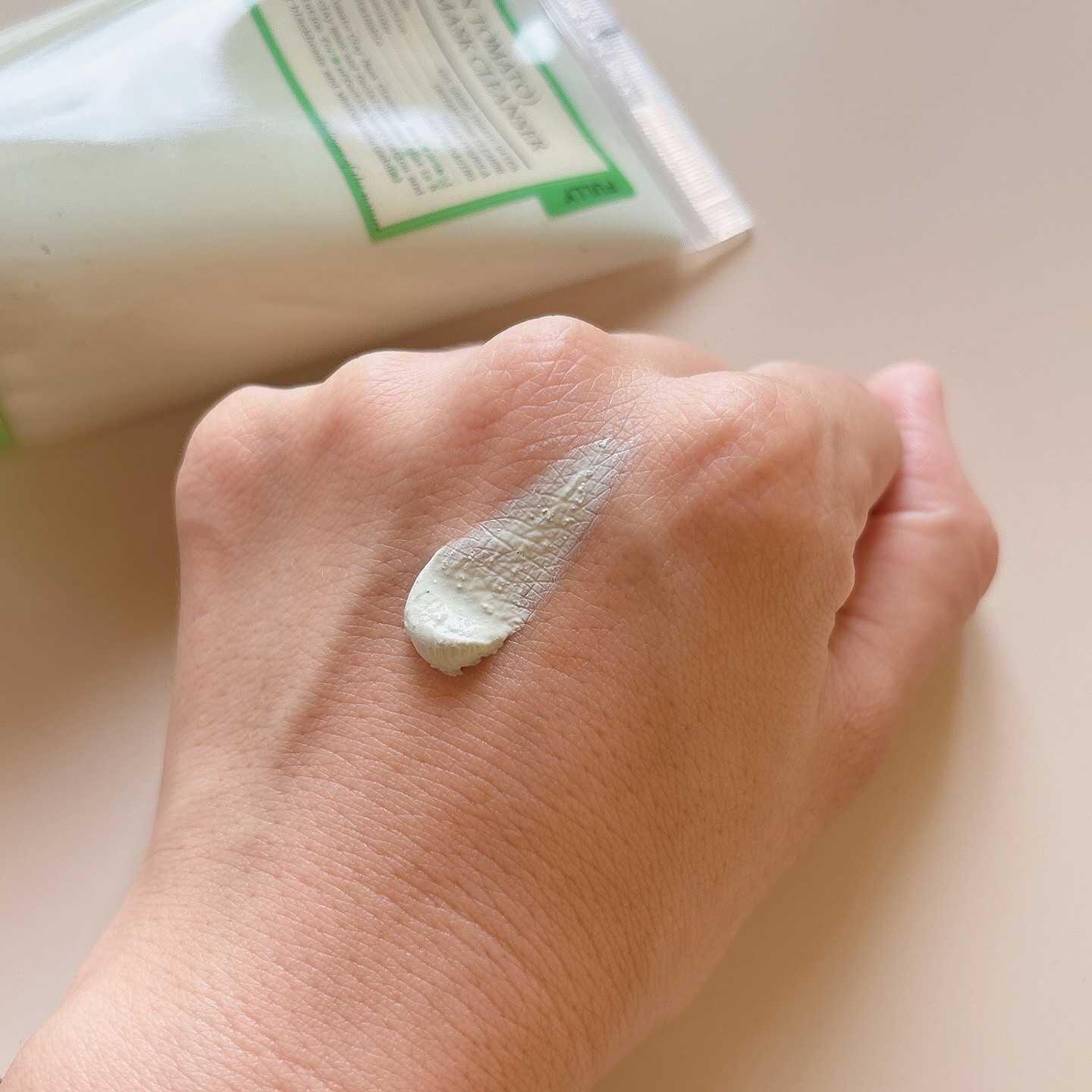 グリーントマトクレイマスククレンザー/FULLY/洗い流すパック・マスクを使ったクチコミ（3枚目）