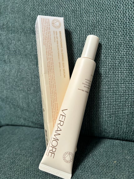 VERAMORE BRIGHTENING GLOWING SUN SERUM/VERAMORE/日焼け止めローションを使ったクチコミ(1枚目)