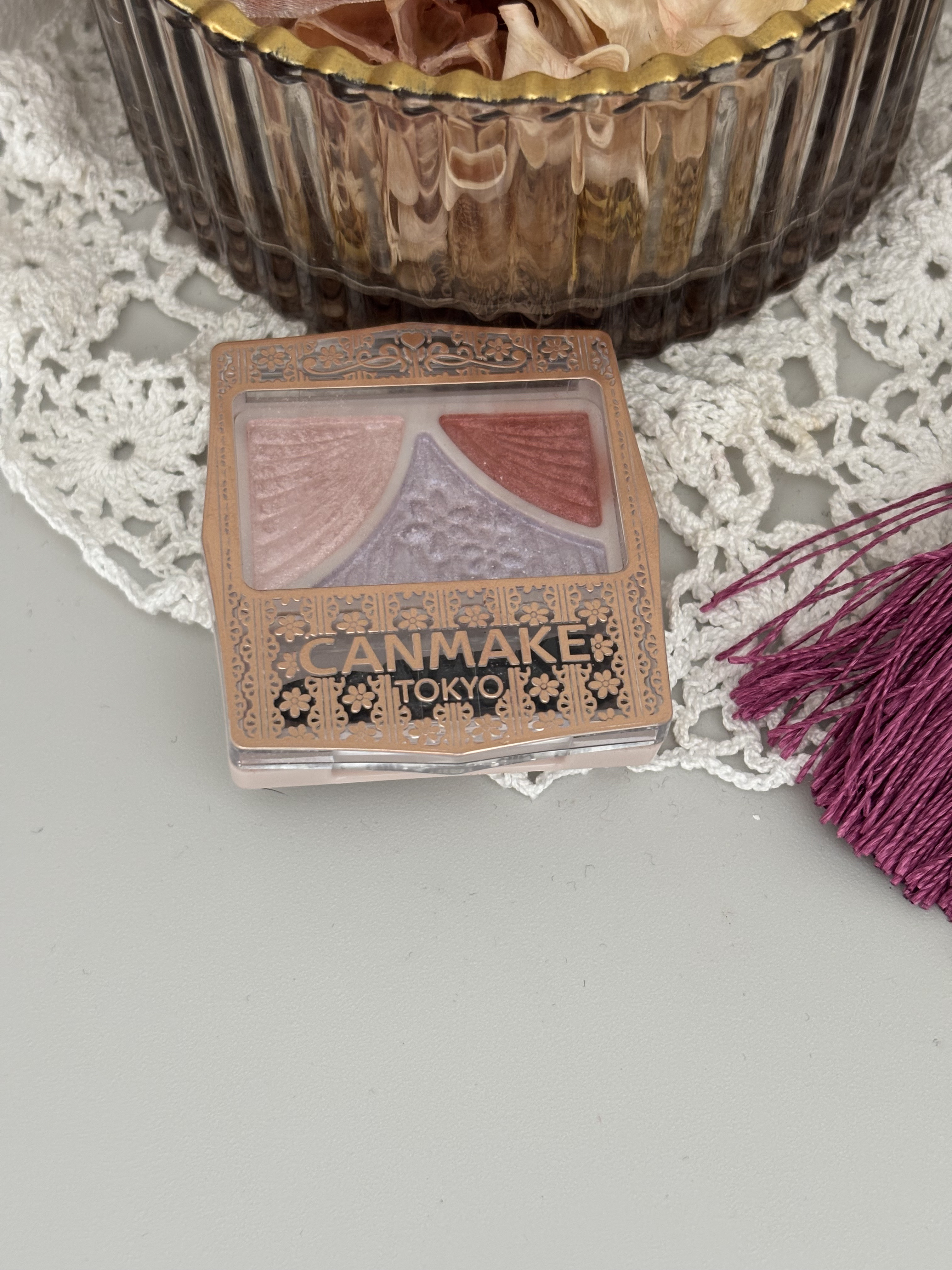 ジューシーピュアアイズ/キャンメイク/アイシャドウパレットを使ったクチコミ（1枚目）