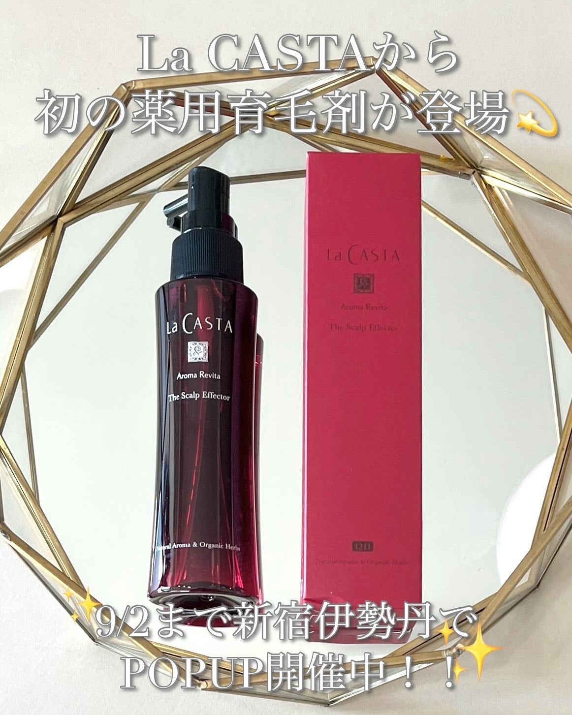 ラ・カスタ アロマ リヴァイタ ザ スキャルプエフェクター【医薬部外品】/ラ・カスタ/頭皮ローションを使ったクチコミ(1枚目)