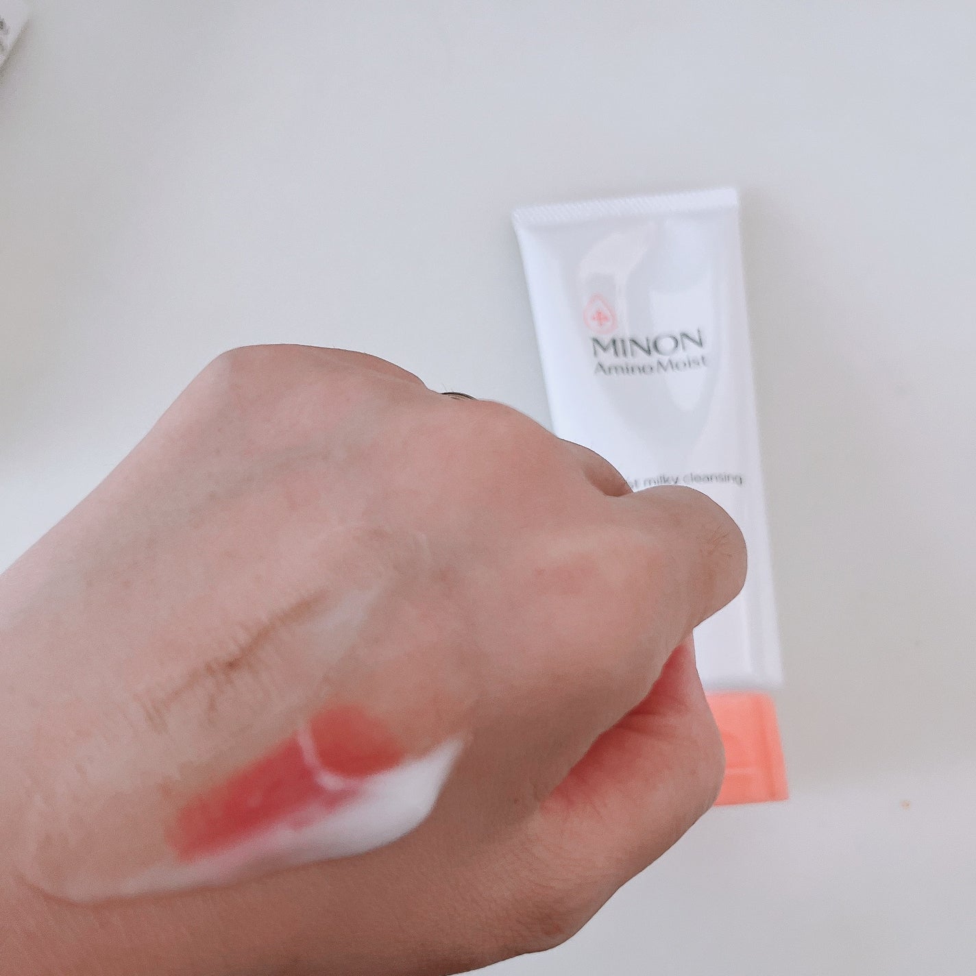 ミノン アミノモイスト モイストミルキィ クレンジング/ミノン/ミルククレンジングを使ったクチコミ(5枚目)