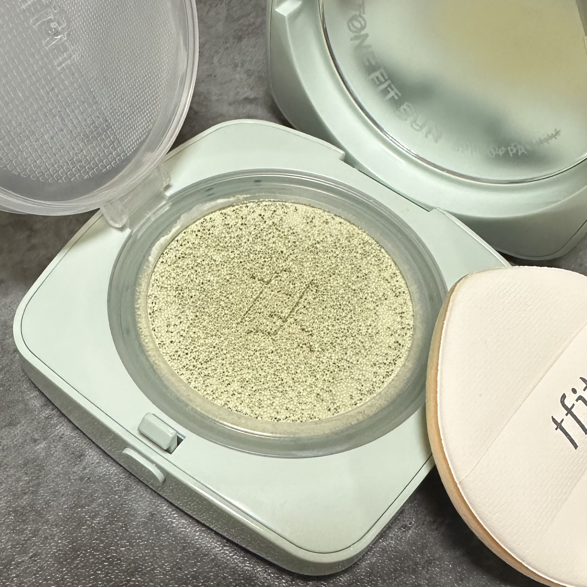 ベースフィットトーンアップサンクッション/TFIT/クッションファンデーションを使ったクチコミ（3枚目）