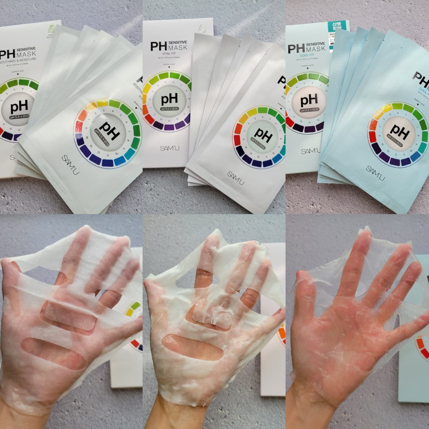 PHセンシティブマスクスージング＆モイスト/SAM'U/シートマスク・パックを使ったクチコミ（2枚目）