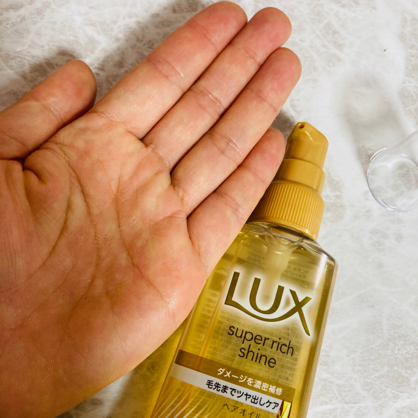 スーパーリッチシャイン ダメージリペア 補修ヘアオイル/LUX/ヘアオイルを使ったクチコミ(3枚目)