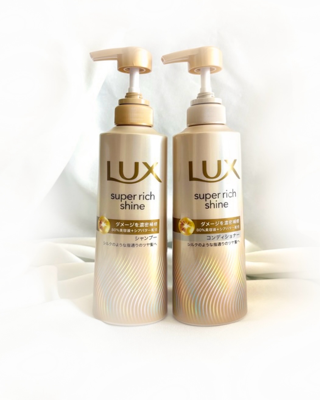 ラックススーパーリッチシャインダメージリペア補修ヘアオイル/LUX/ヘアオイルを使ったクチコミ（2枚目）