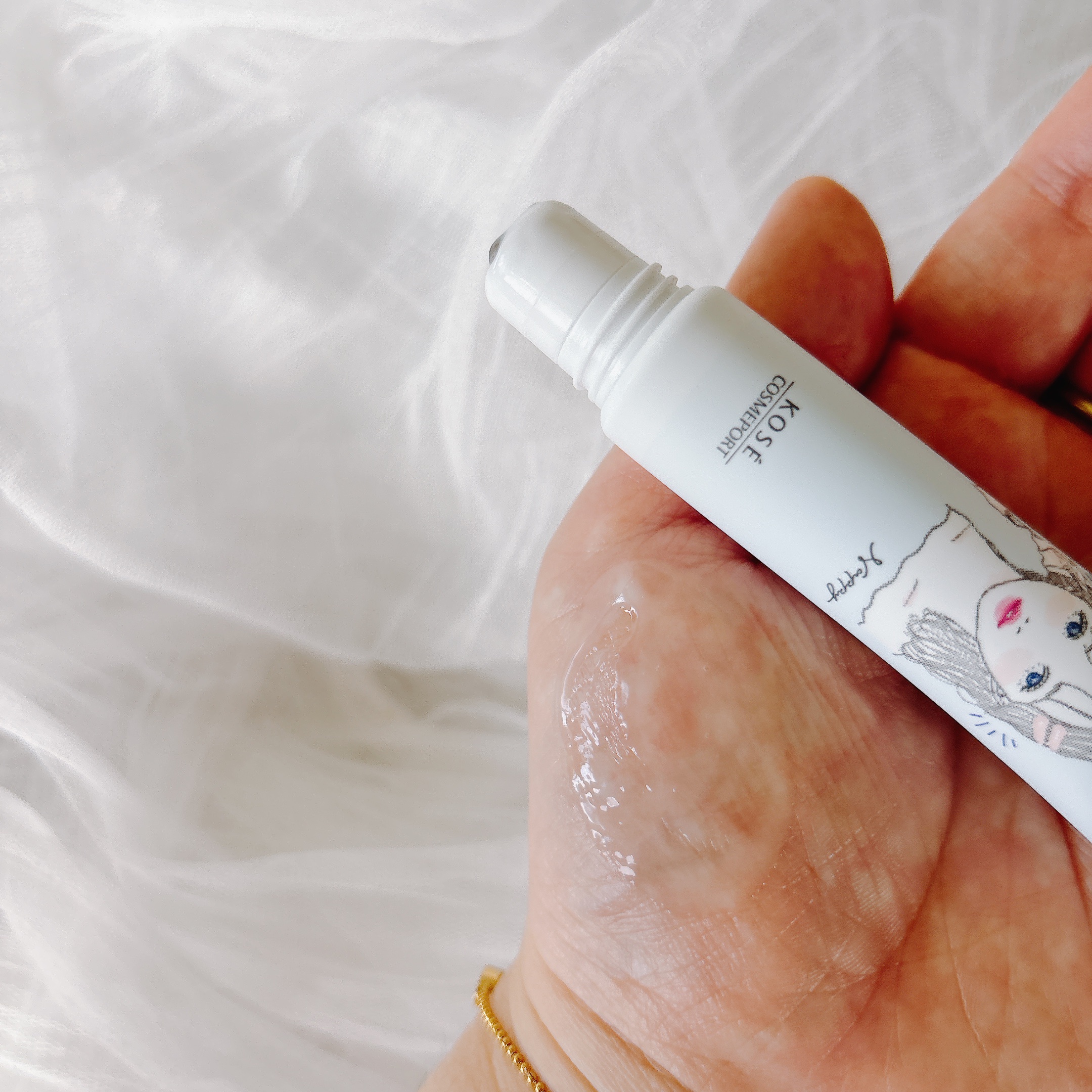 ごめんね素肌　無垢美ちゃんアイセラム/クリアターン/アイケア・アイクリームを使ったクチコミ（3枚目）