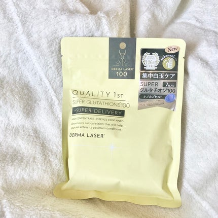 ダーマレーザー スーパー グルタチオン100 マスク/クオリティファースト/シートマスク・パックを使ったクチコミ(1枚目)