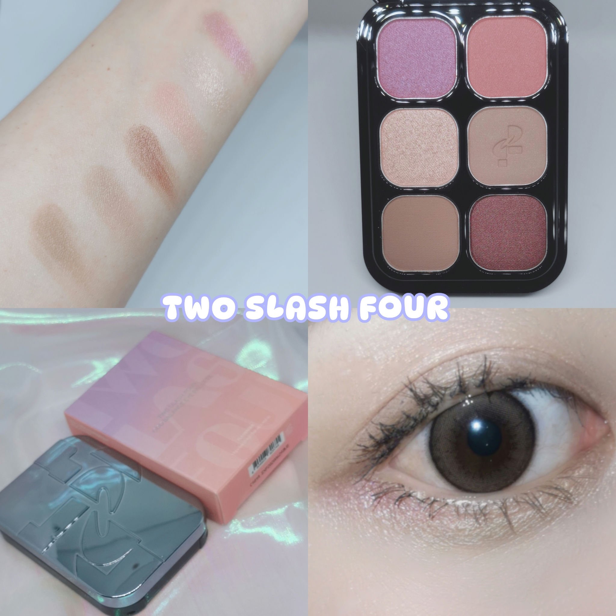 オッドバランスアイパレット/TWO SLASH FOUR/アイシャドウパレットを使ったクチコミ（2枚目）
