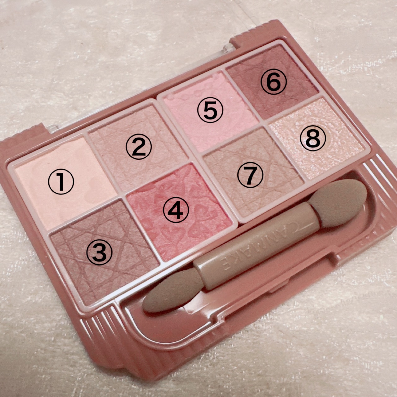 プティパレットアイズ（マットタイプ）/キャンメイク/パウダーアイシャドウを使ったクチコミ（2枚目）